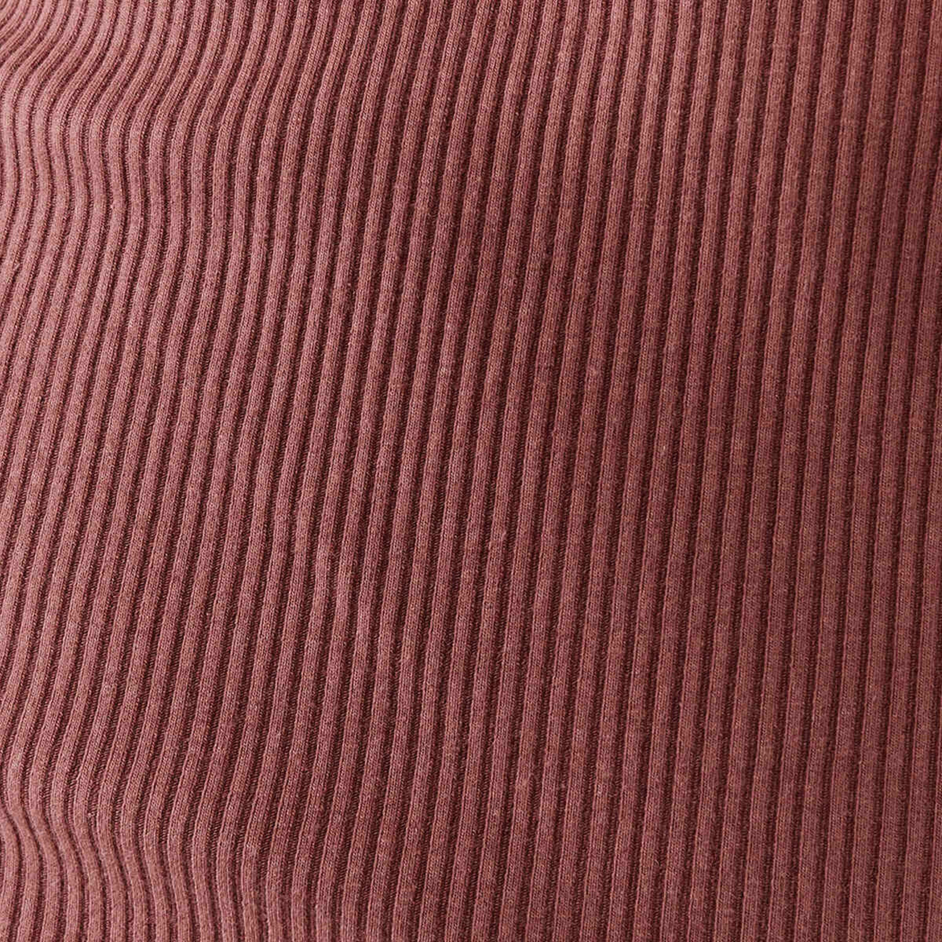 6 Sleeveless Scoop Neck Ribbed Mini Dress Cacao Brn, 6 of 8