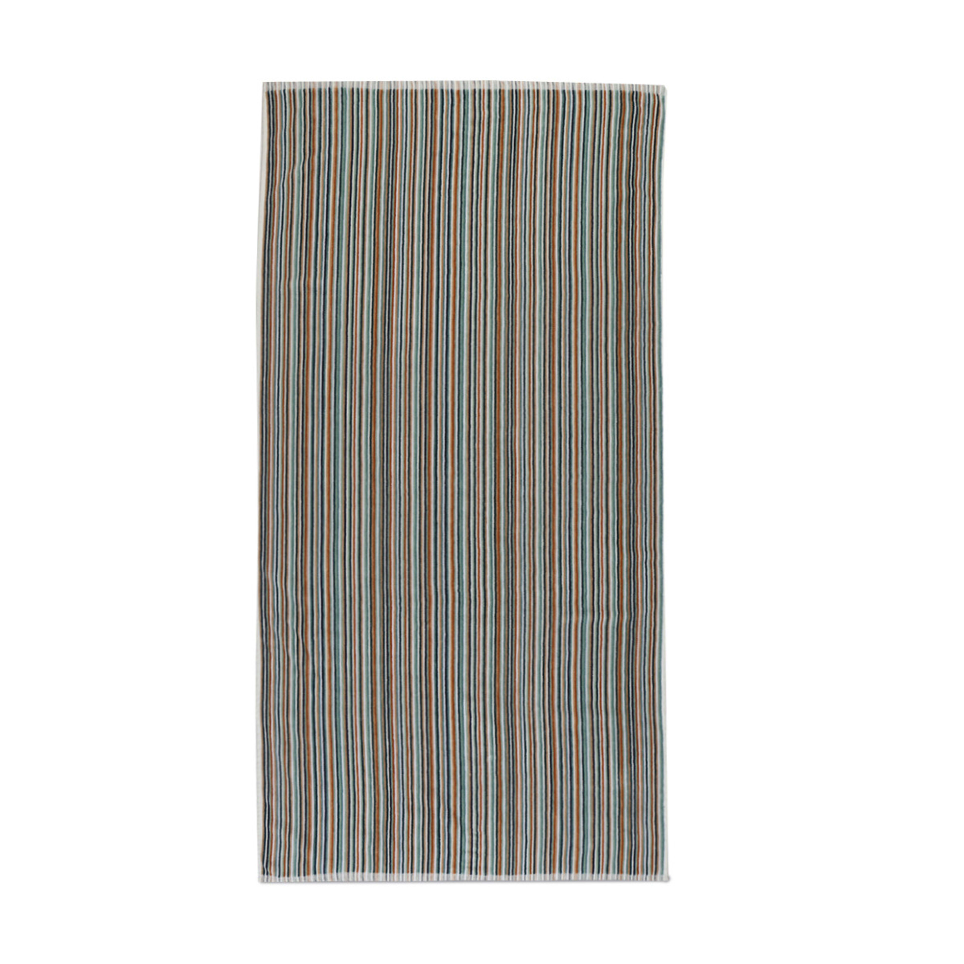 Mini Stripe Cotton Bath Towel Teal - Kmart