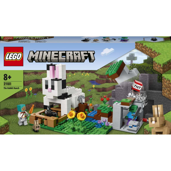 compañero Realista Objeción LEGO Minecraft The Rabbit Ranch 21181 - Kmart
