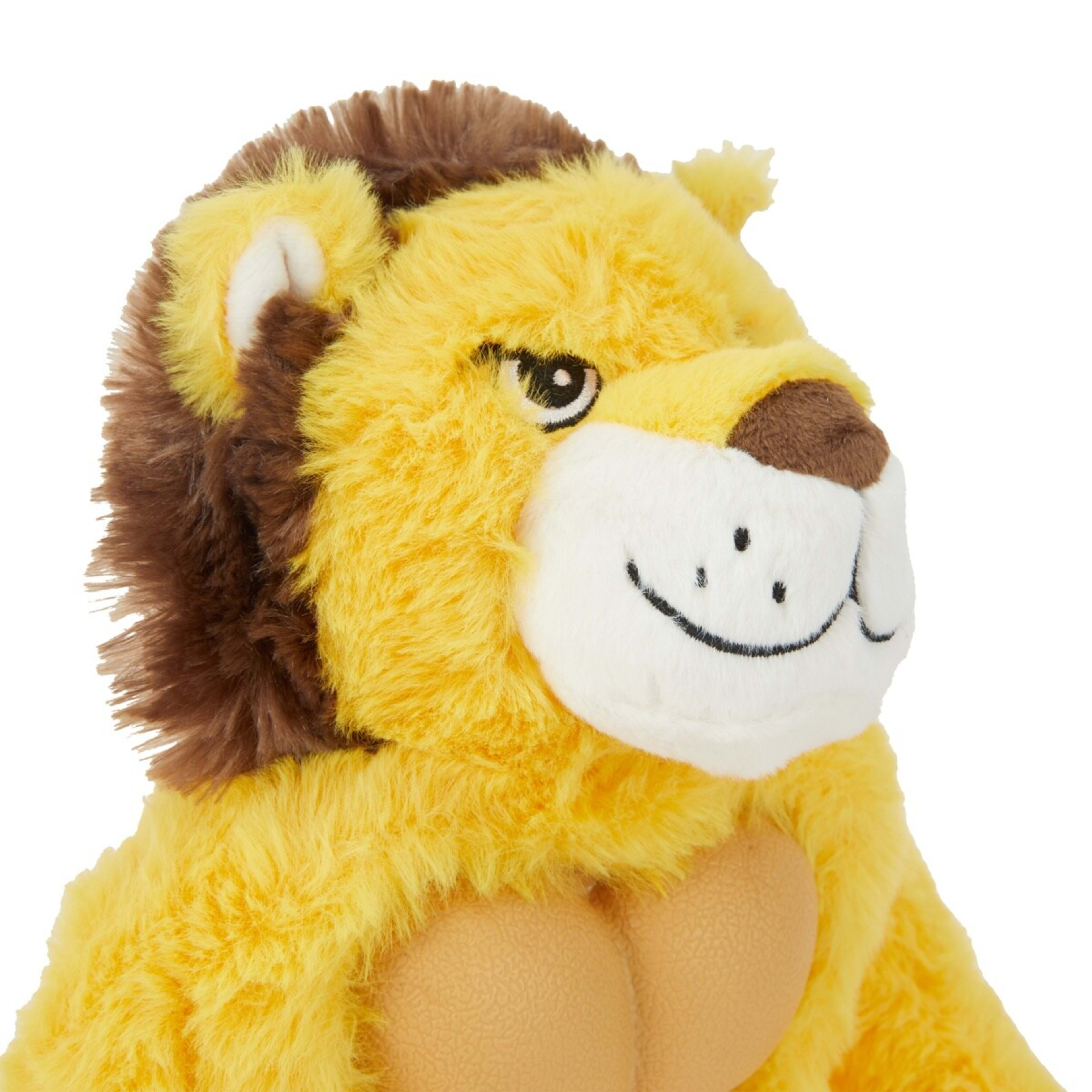 5 Pet Toy Super Tough Plush - Lion, 5 of 7