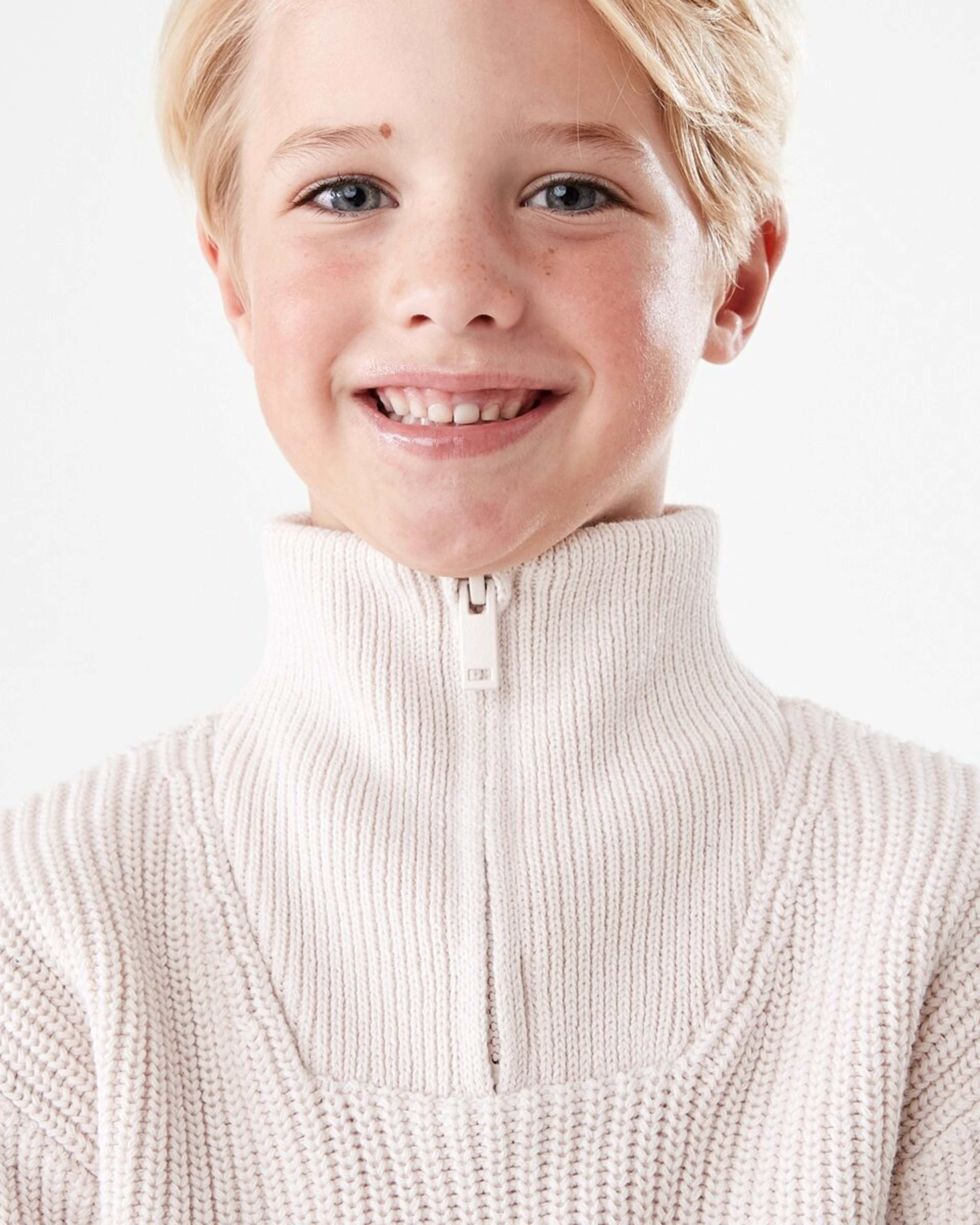 4 Funnel Neck Knit Top Bge Stripe, 4 of 9