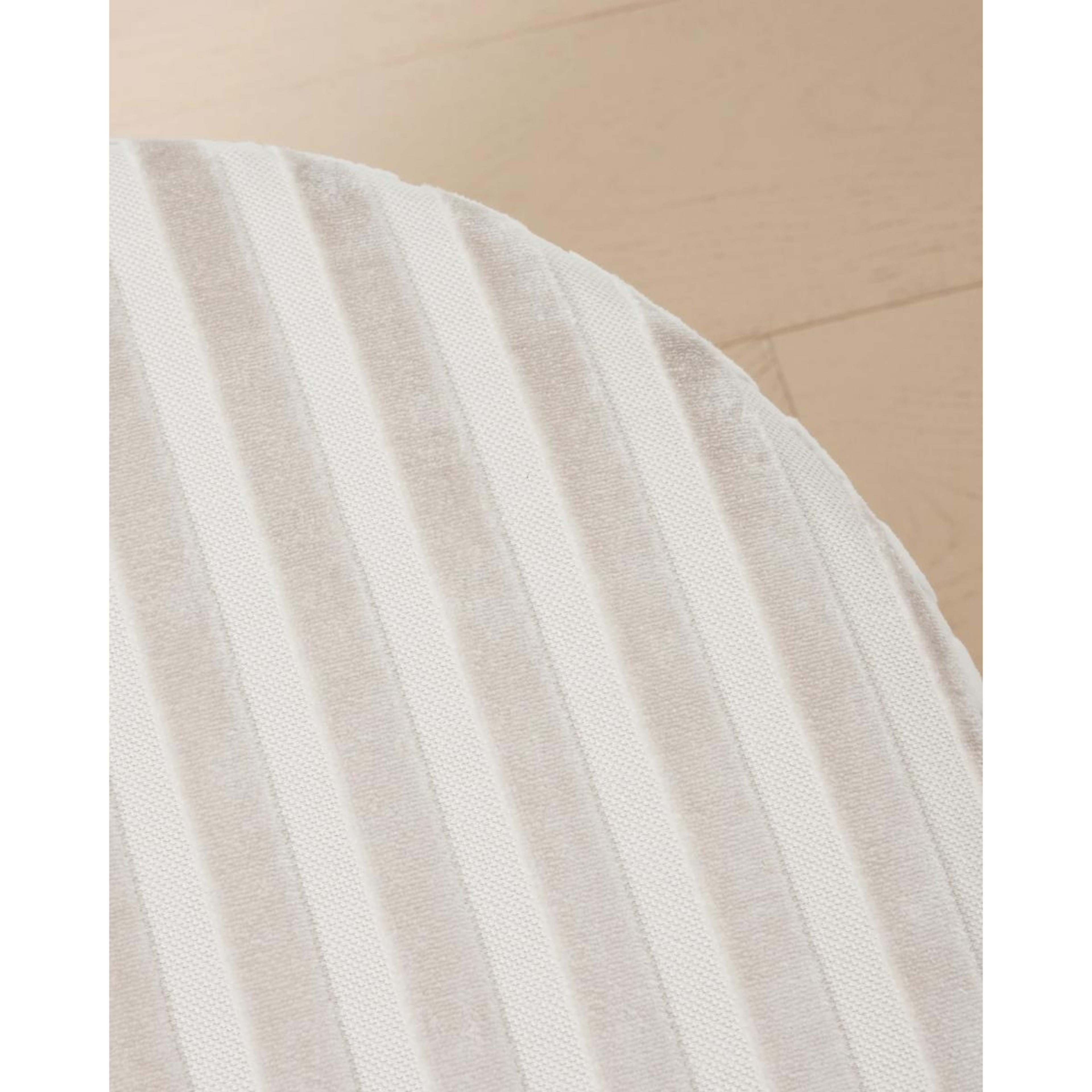 3 White Stripe Ottoman, 3 of 5