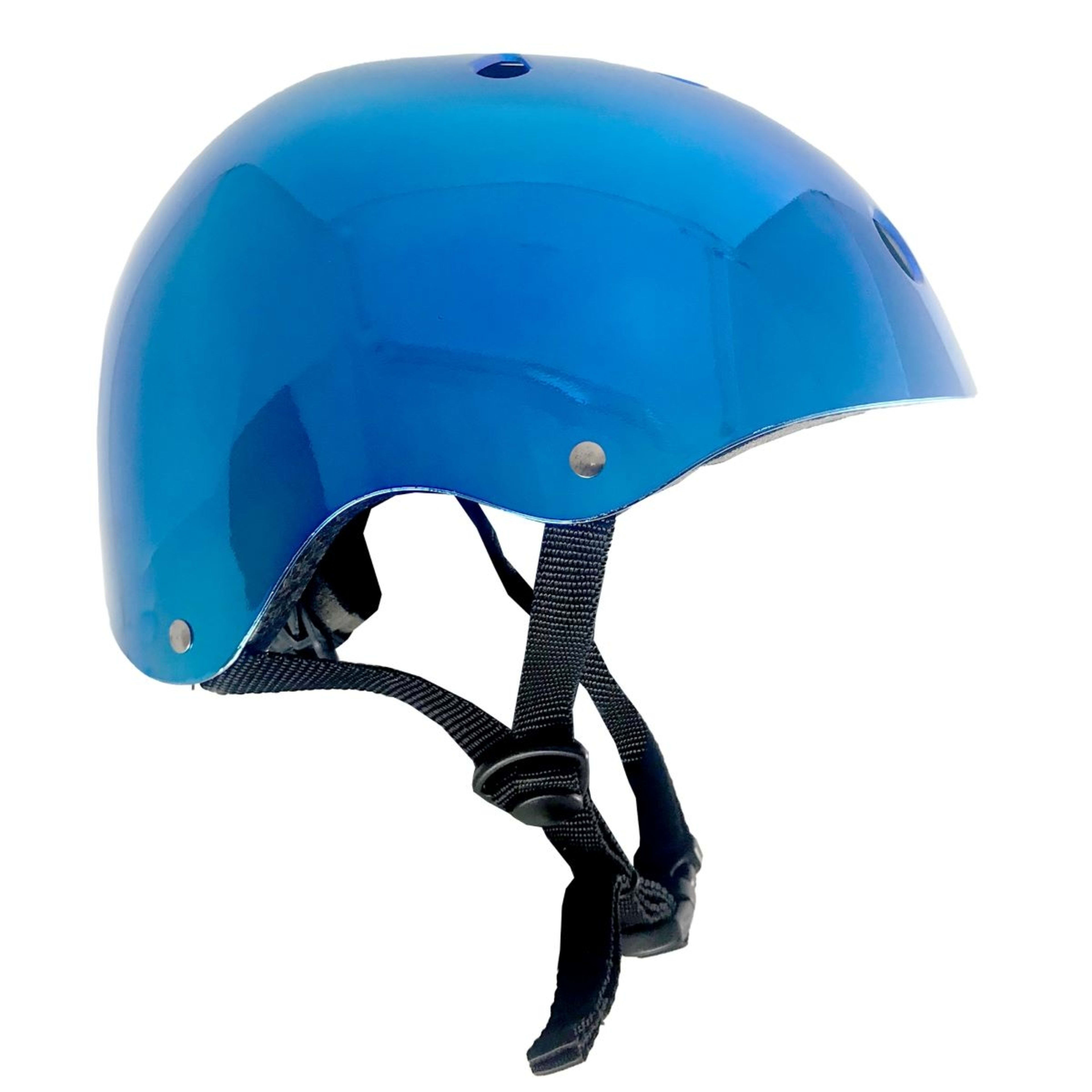 Chrome Skate Helmet - One Size, Blue - Kmart