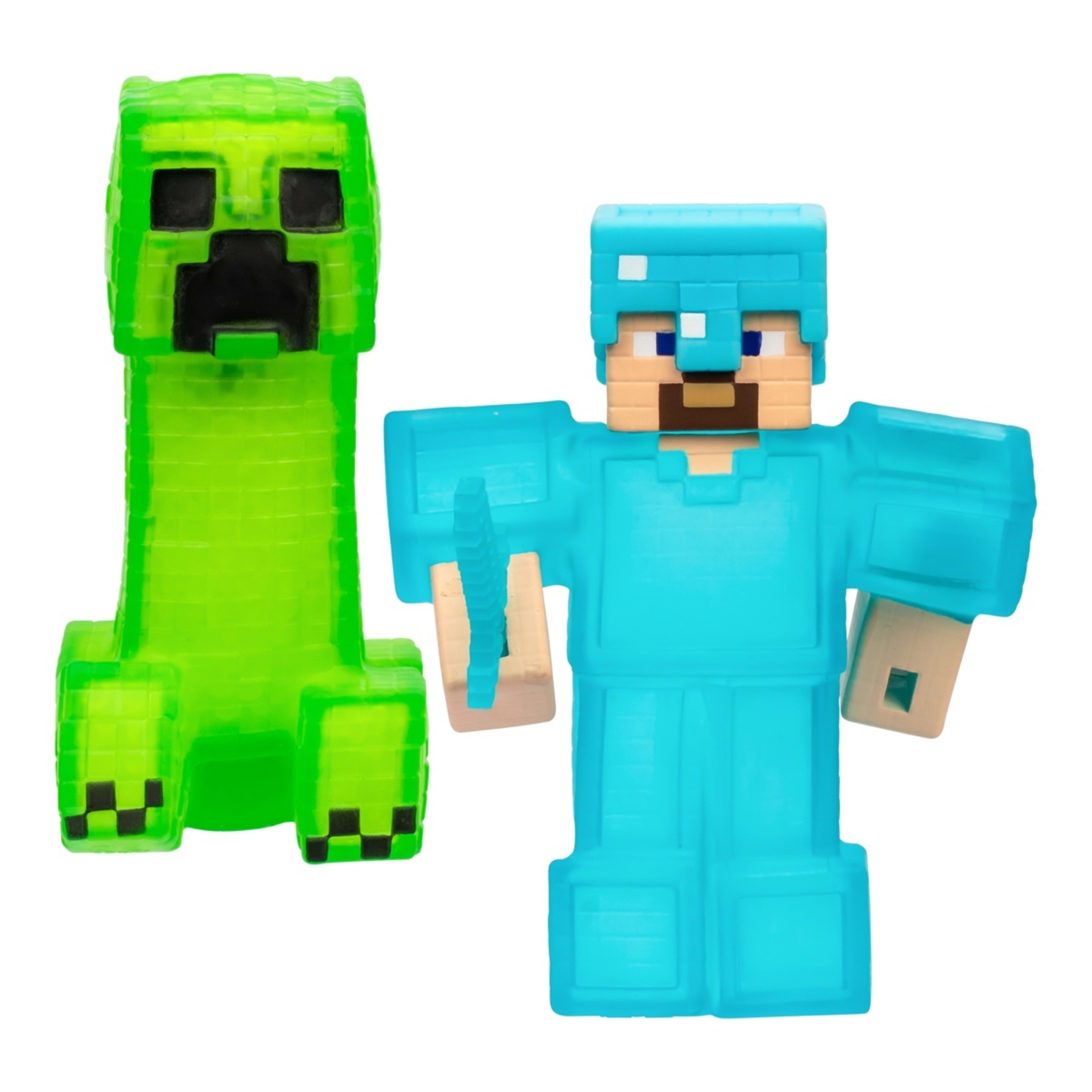 2 Heroes of Goo Jit Zu Minecraft Stretchy Character Playset - Assorted, 2 of 7