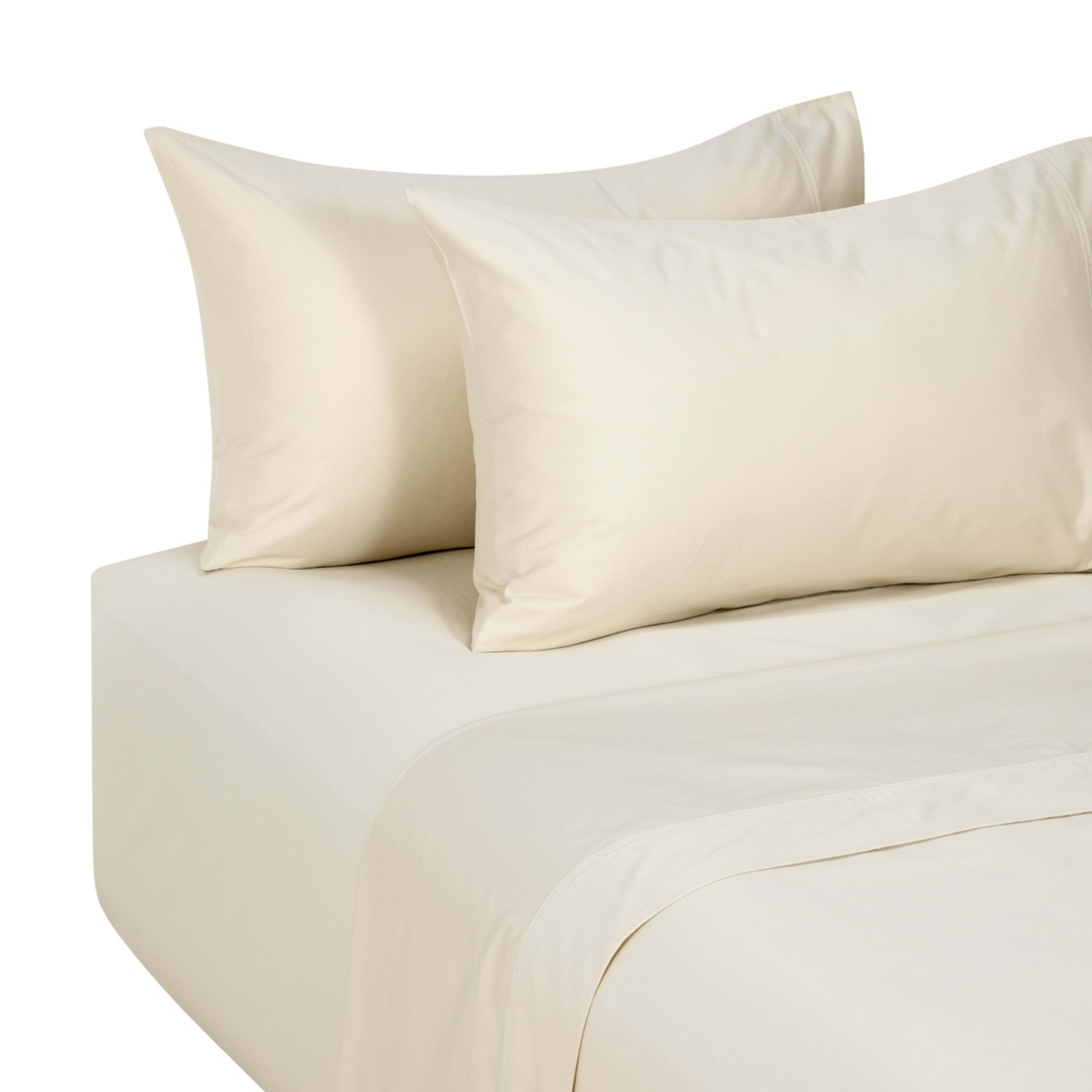 5 500 Thread Count Australian Grown Cotton Sheet Set - Queen Bed, Sand, 5 of 7