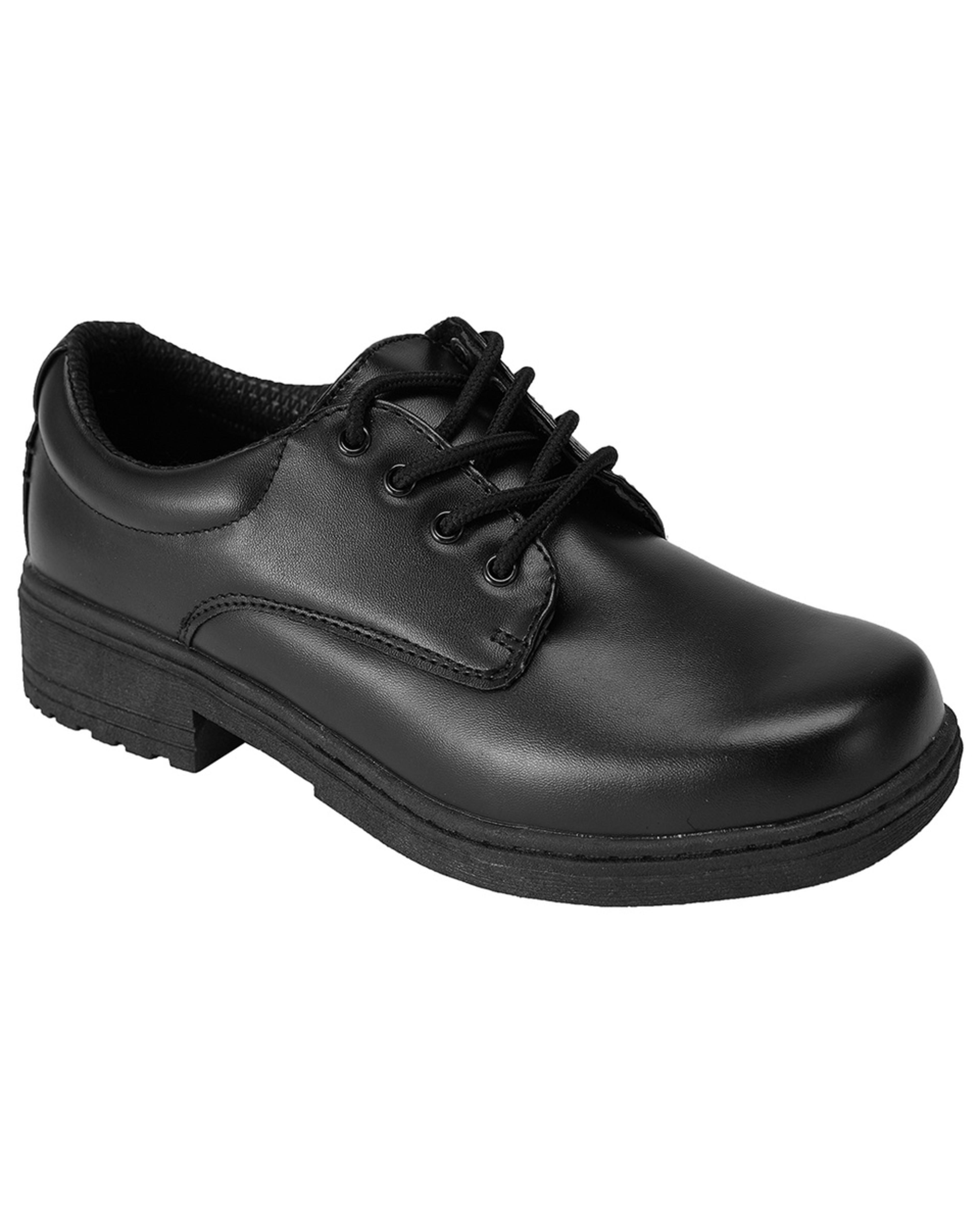1 School Lace Up Shoes Black