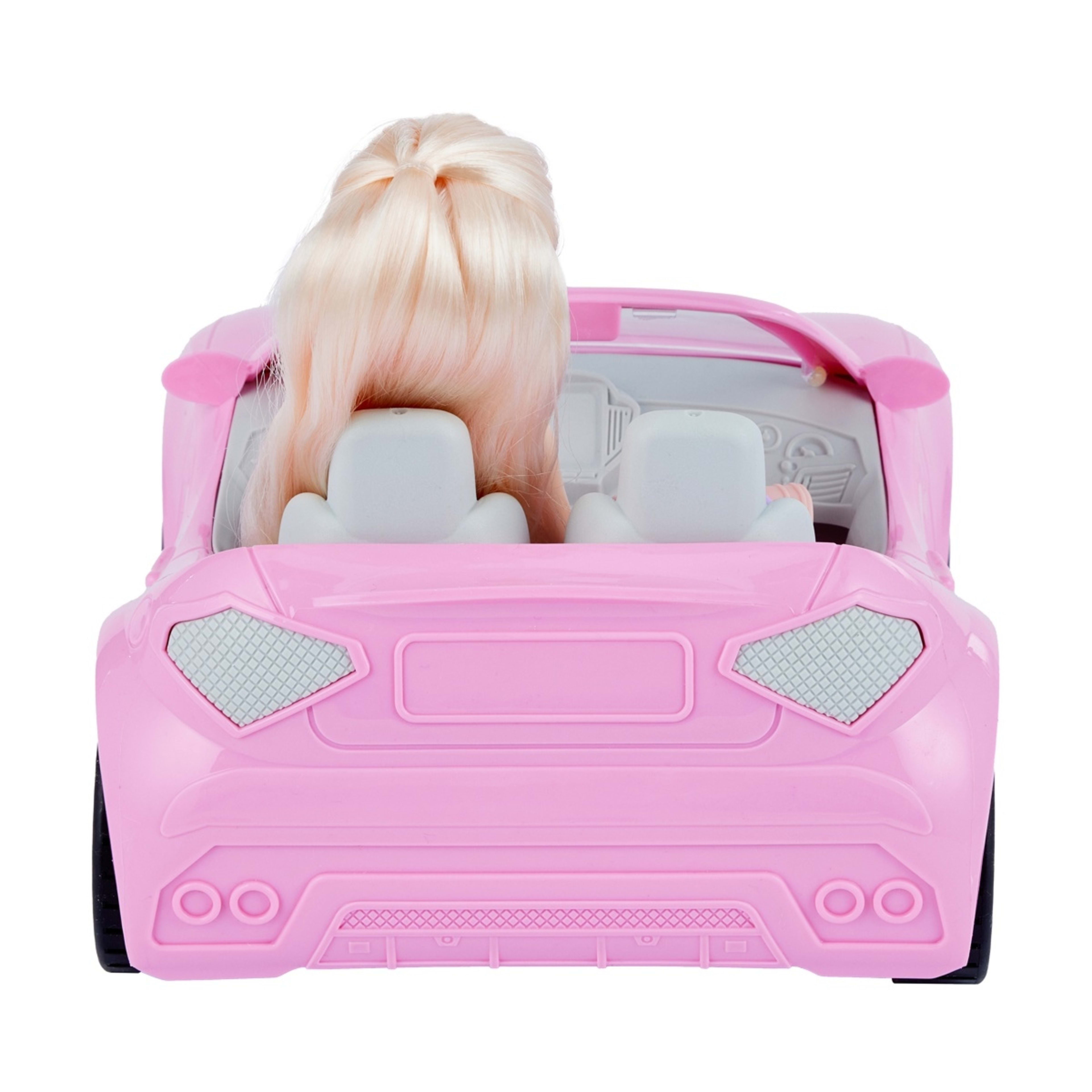 7 4 Piece Fashion Doll Sports Car Playset, 7 of 10