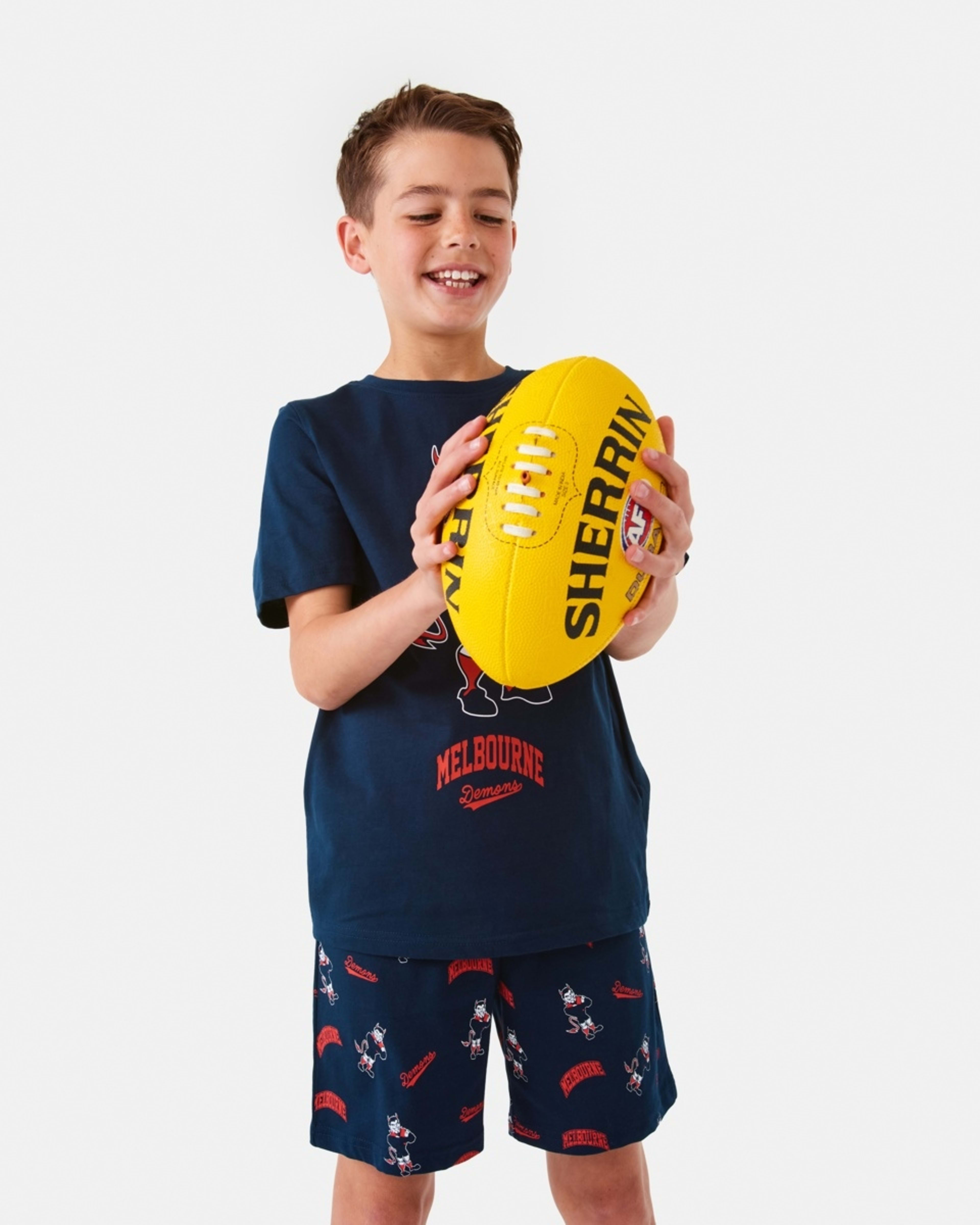 3 Active Kids AFL Pyjama Set Melbourne, 3 of 10