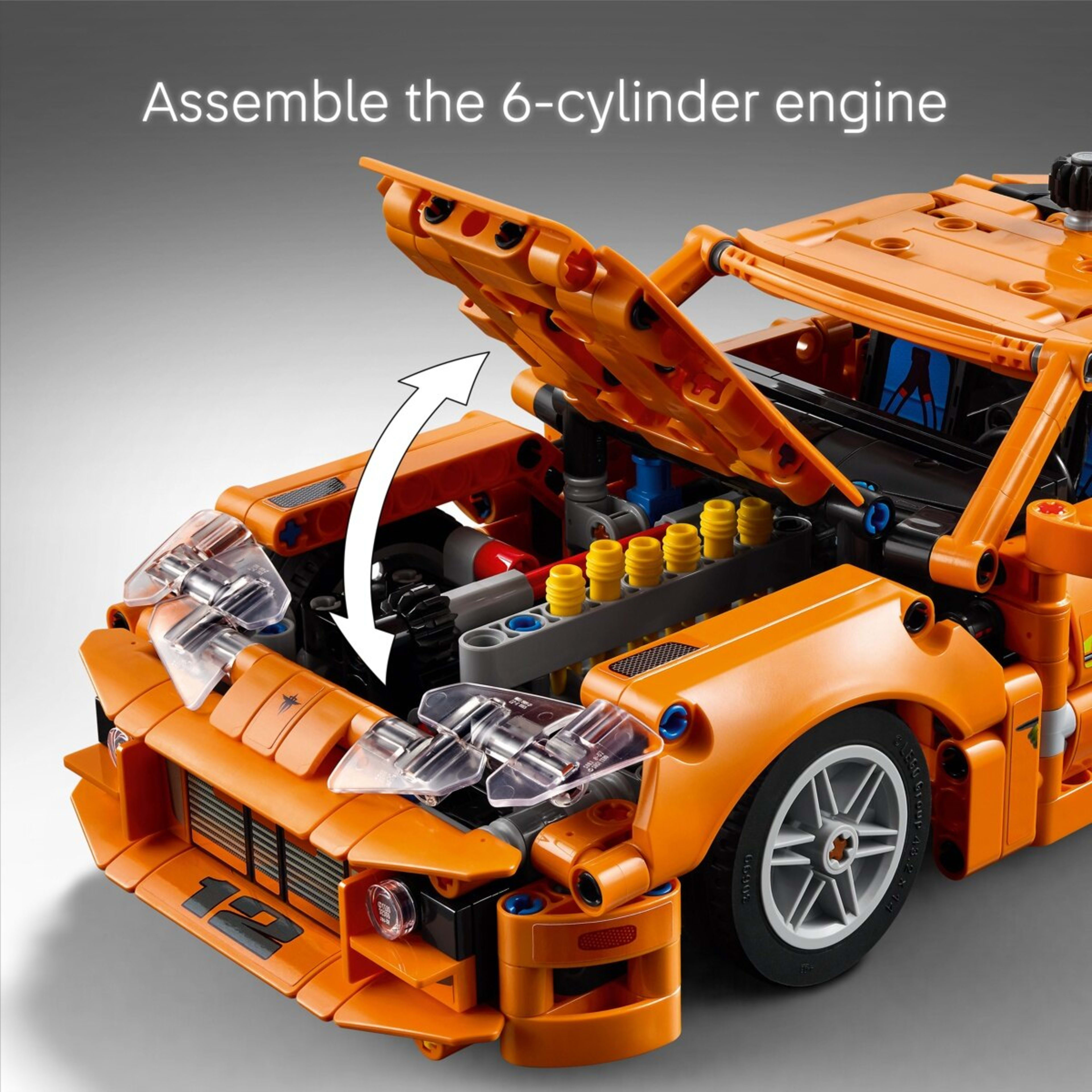 7 LEGO Technic Fast and Furious Toyota Supra MK4 42204, 7 of 10