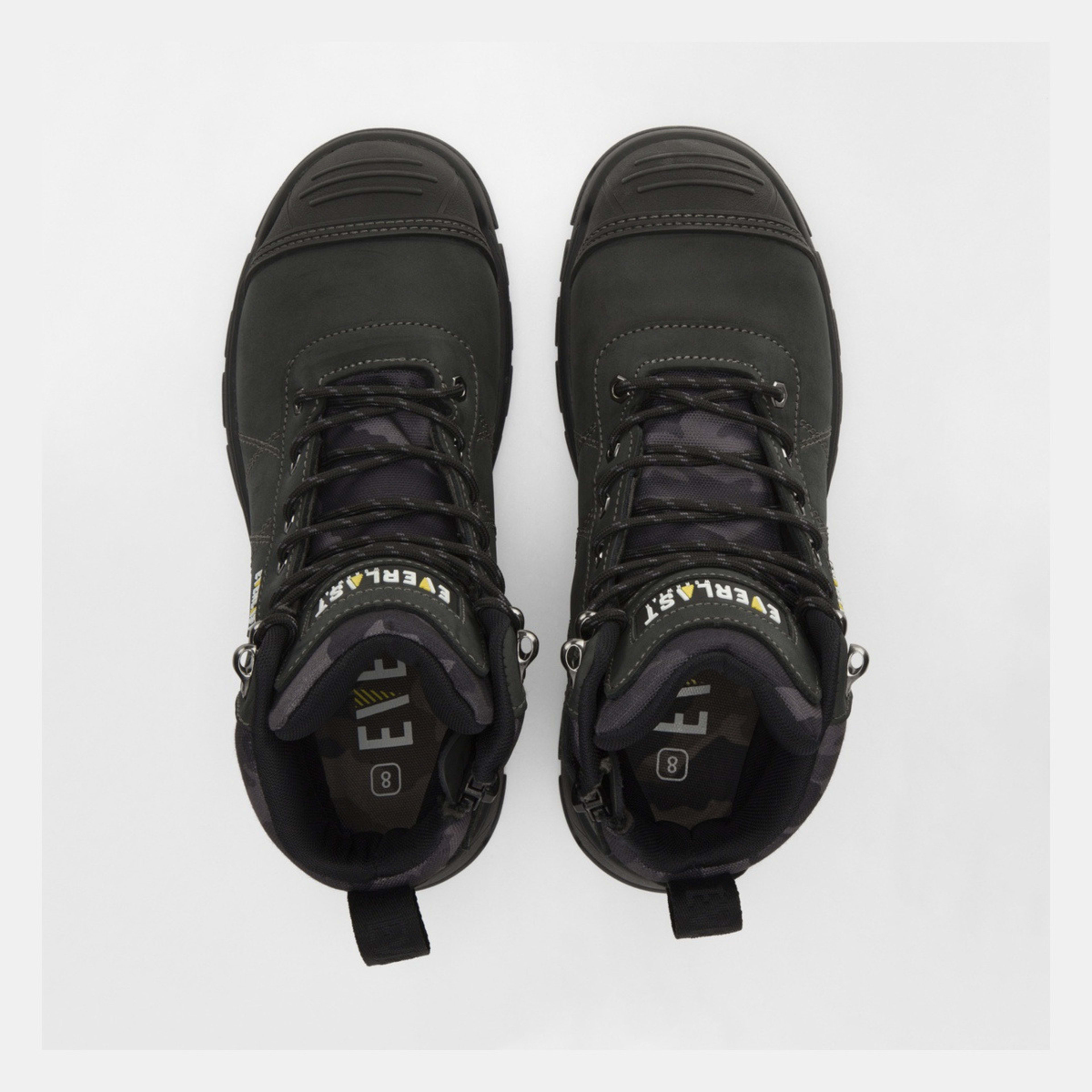 2 Everlast Mens Workwear Workboots Black Camo, 2 of 5