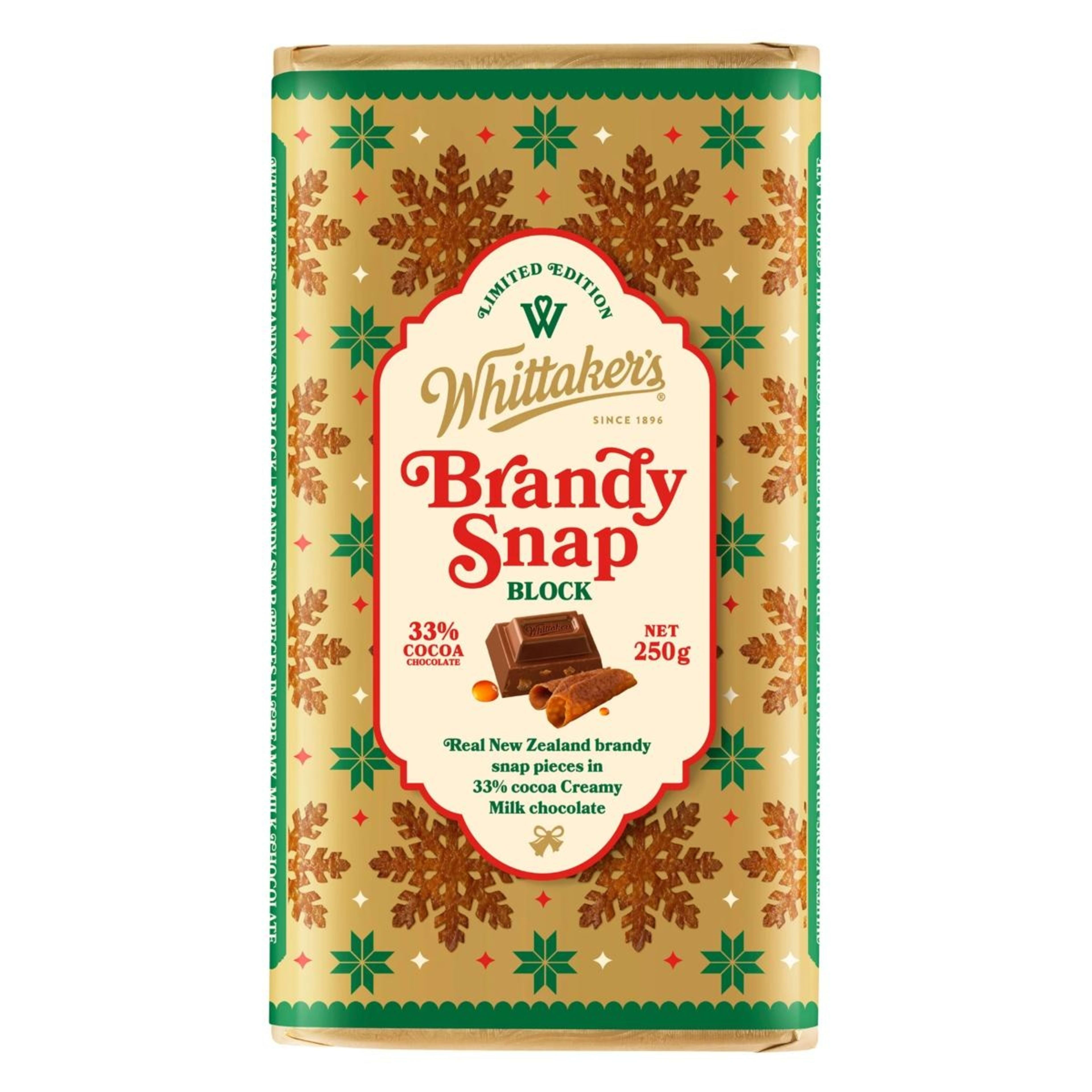 1 Whittaker's Brandy Snap Block 250g, 1 of 2