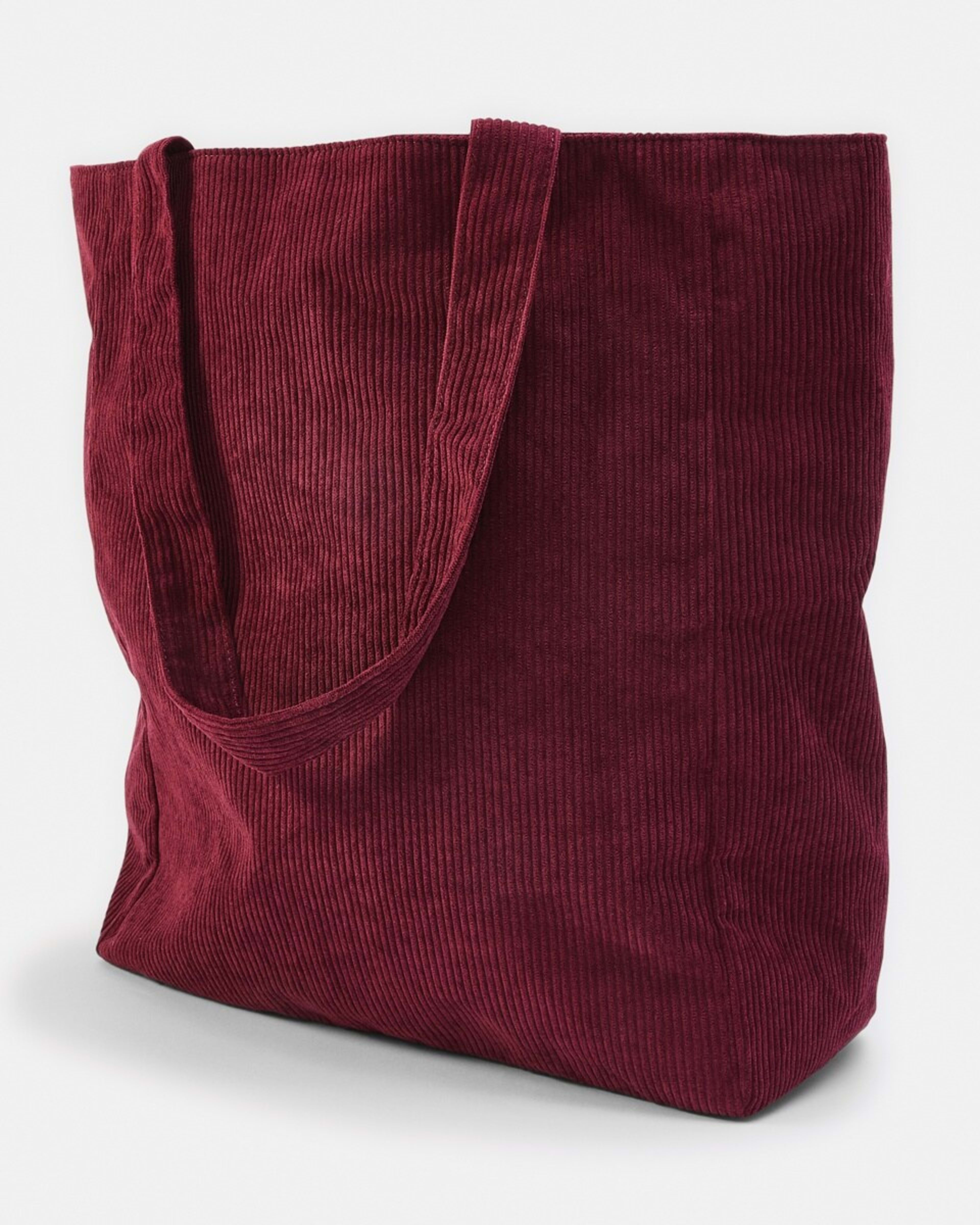 2 Corduroy Tote Bag Mulberry, 2 of 5