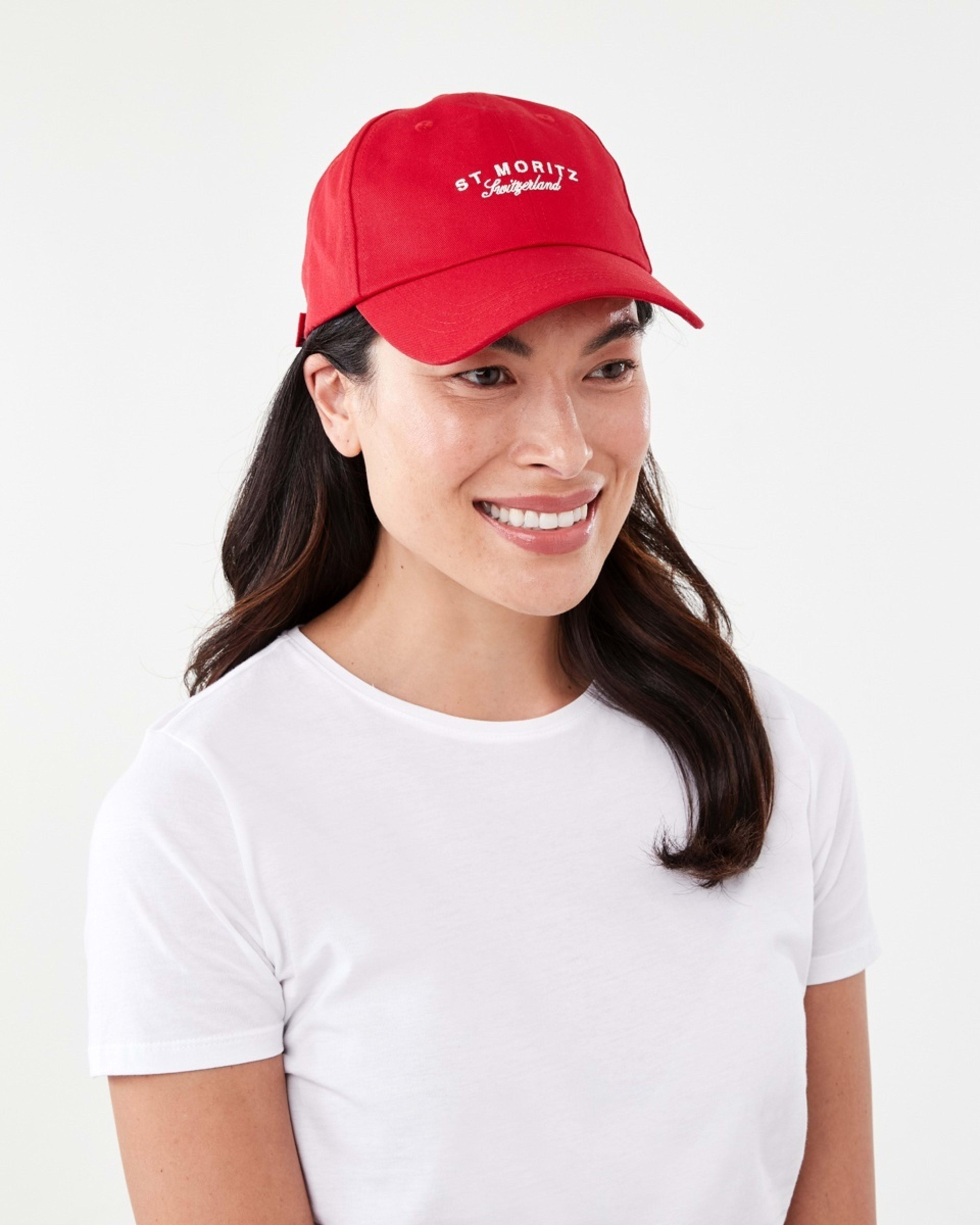 4 Slogan Cap ST MORITZ DEEP CHERRY, 4 of 4
