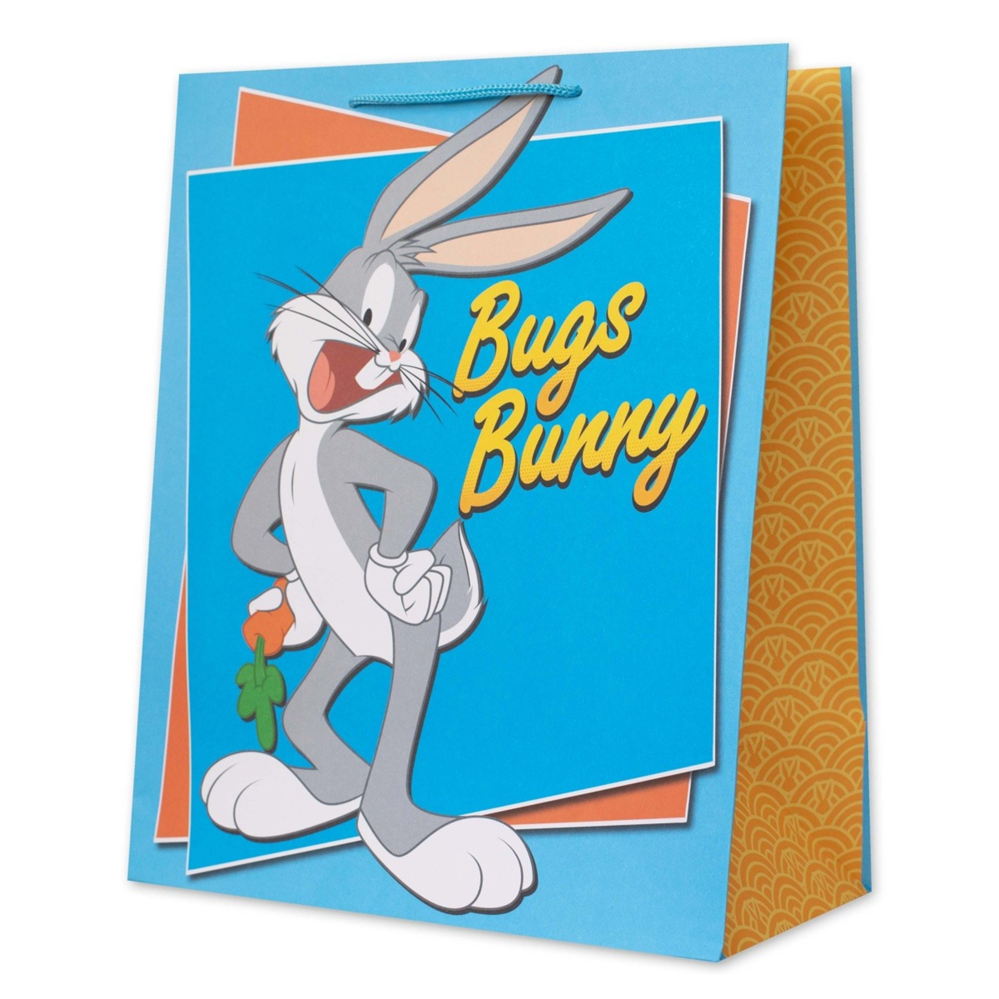 1 Hallmark Looney Tunes Bugs Bunny Gift Bag - Large