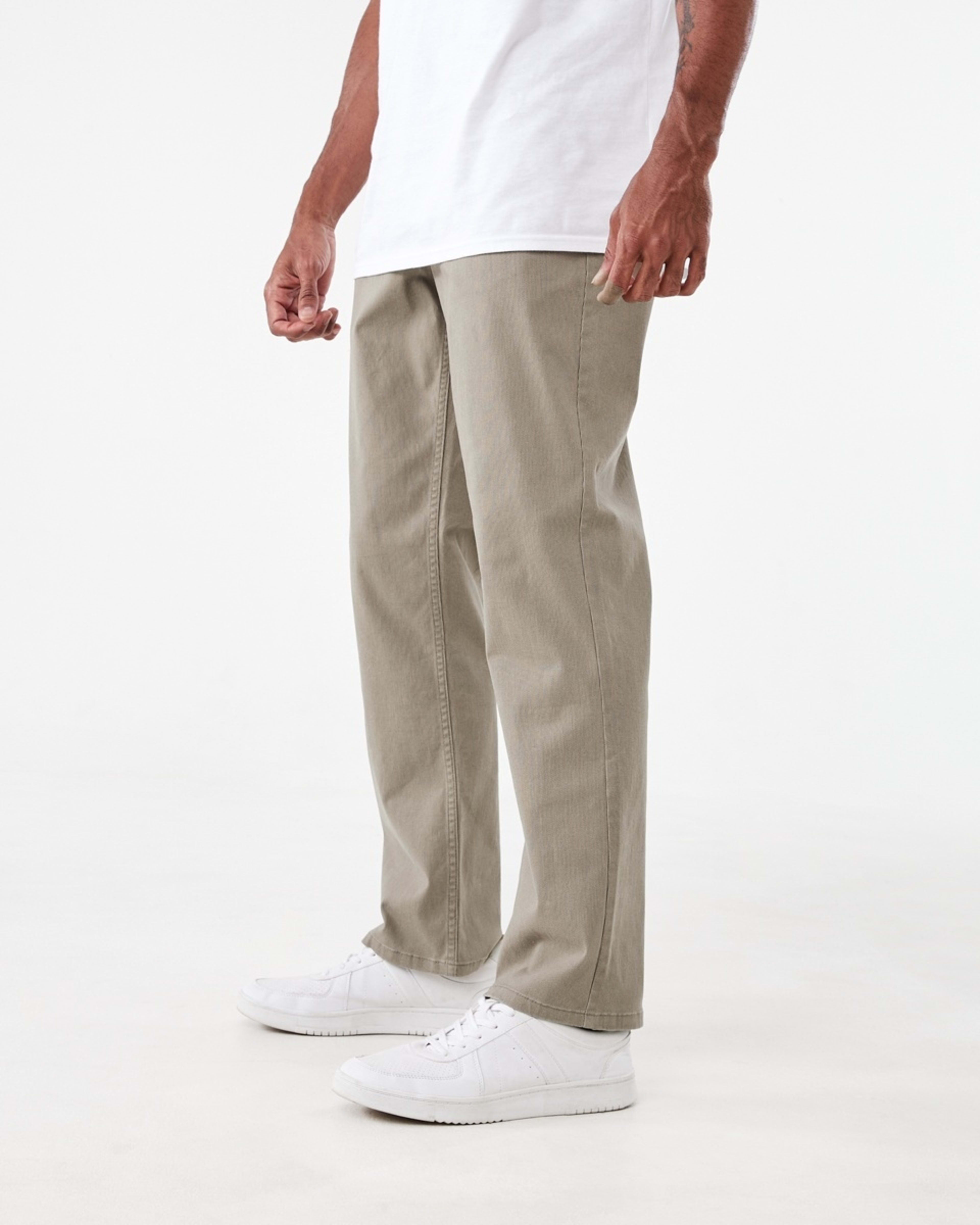 2 Straight Textured Jeans LIGHT TAUPE, 2 of 5