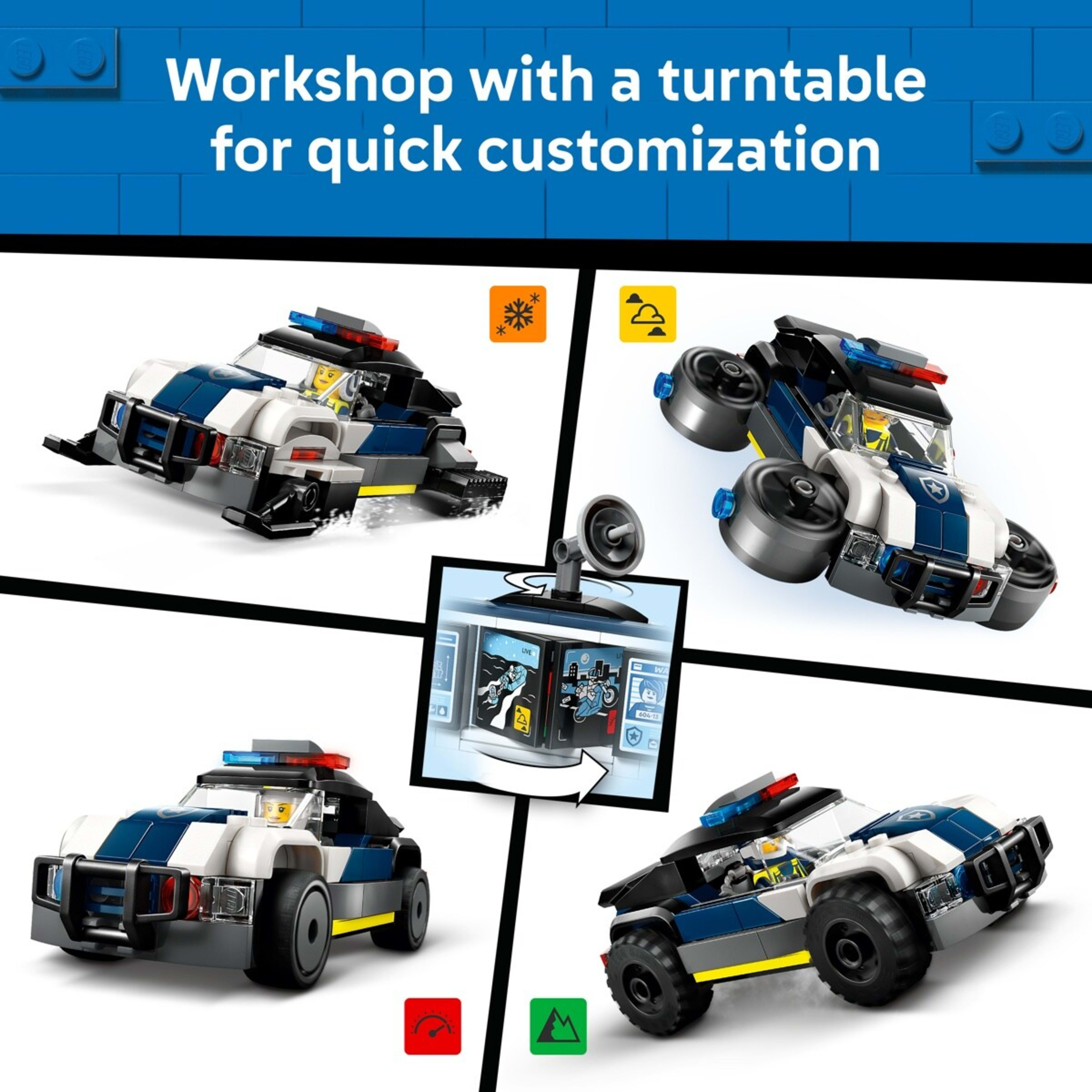 5 LEGO City Custom Police Car Garage 60457, 5 of 10
