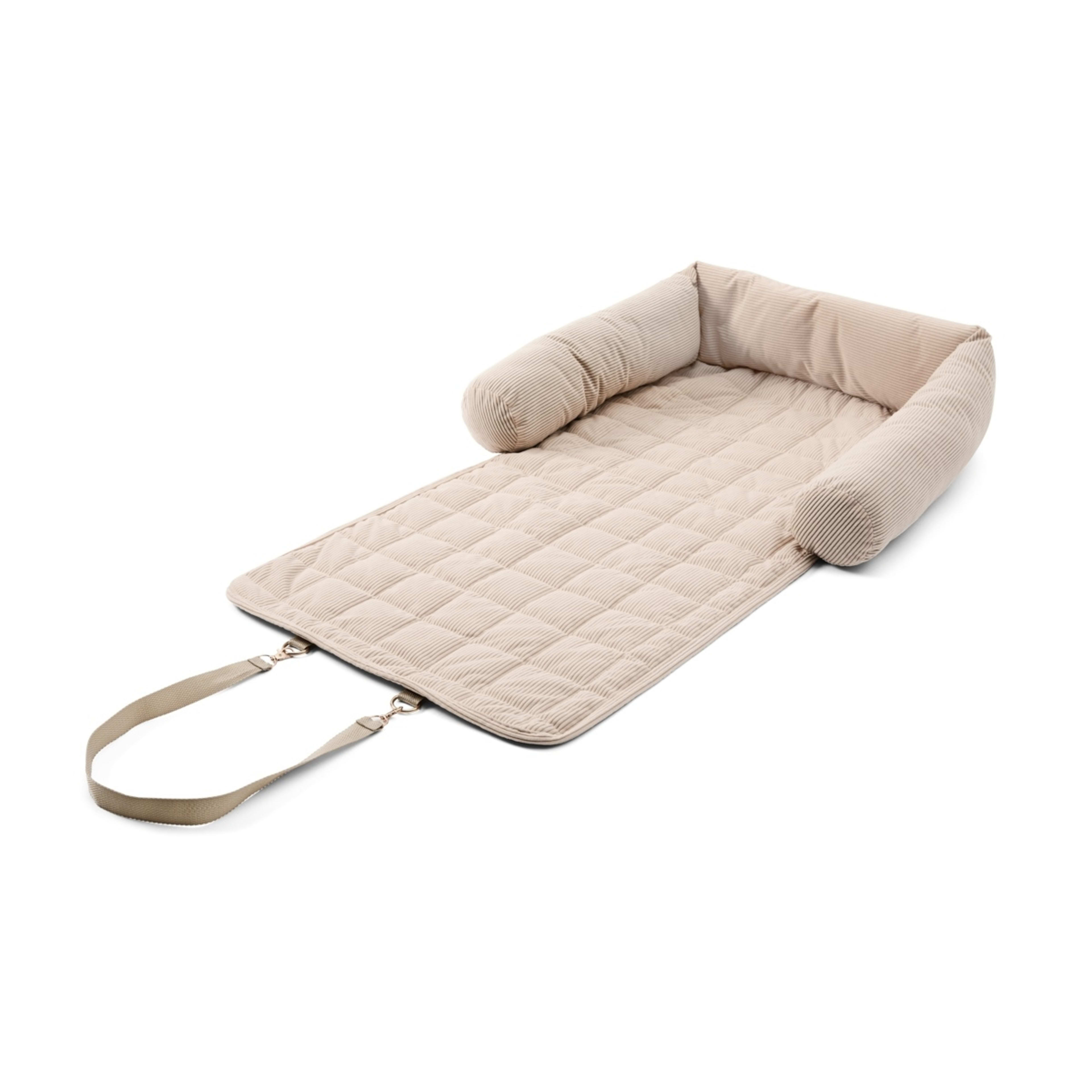 2 Pet Corduroy Couch Topper - Single Bed, Brown, 2 of 8