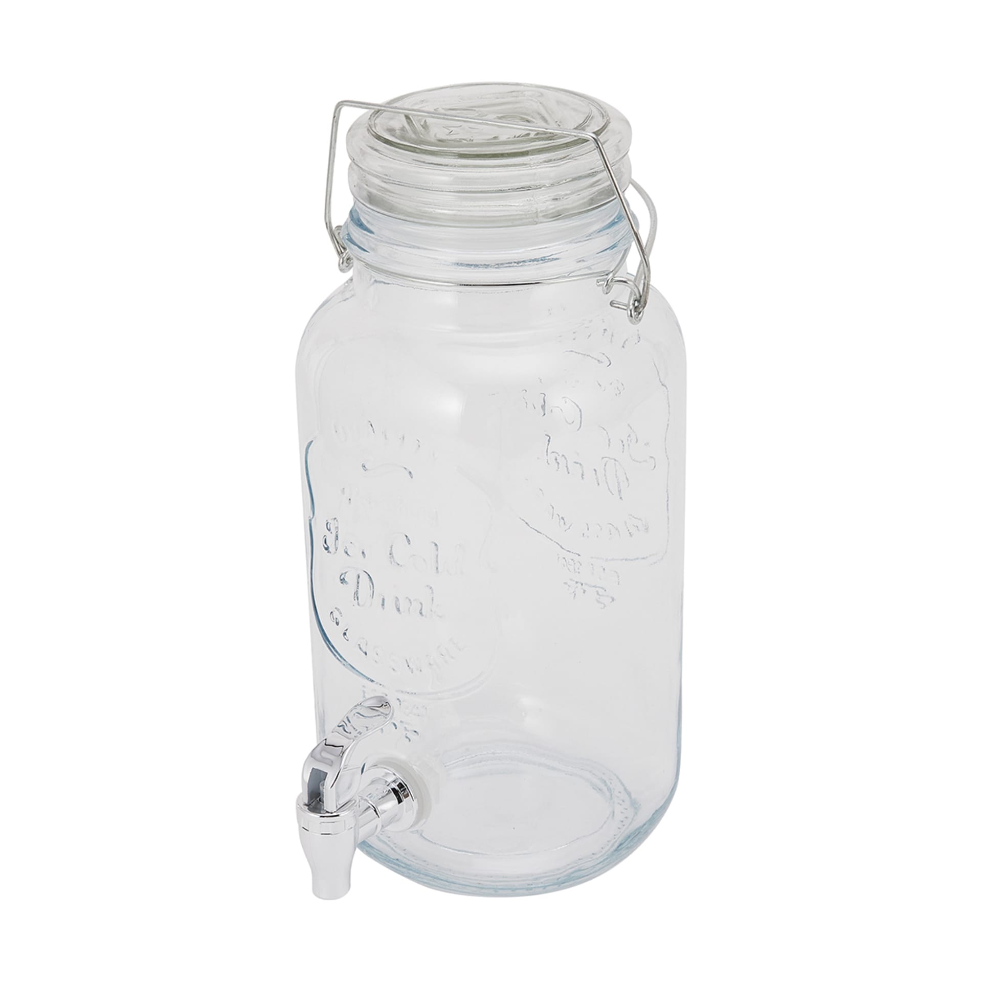 Drink Dispenser with Clip Lid Kmart