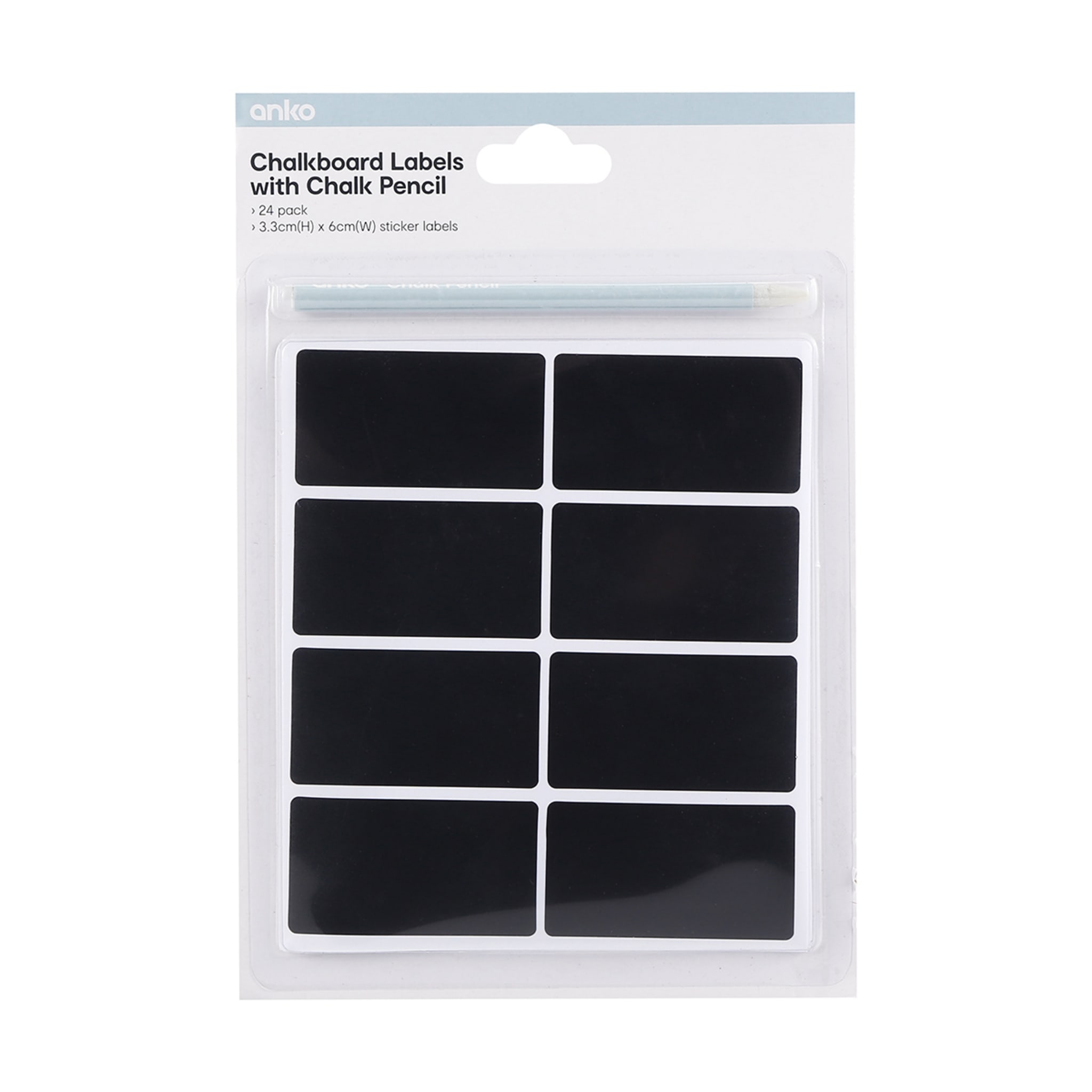 Chalkboard Labels with Chalk Pencil - Kmart