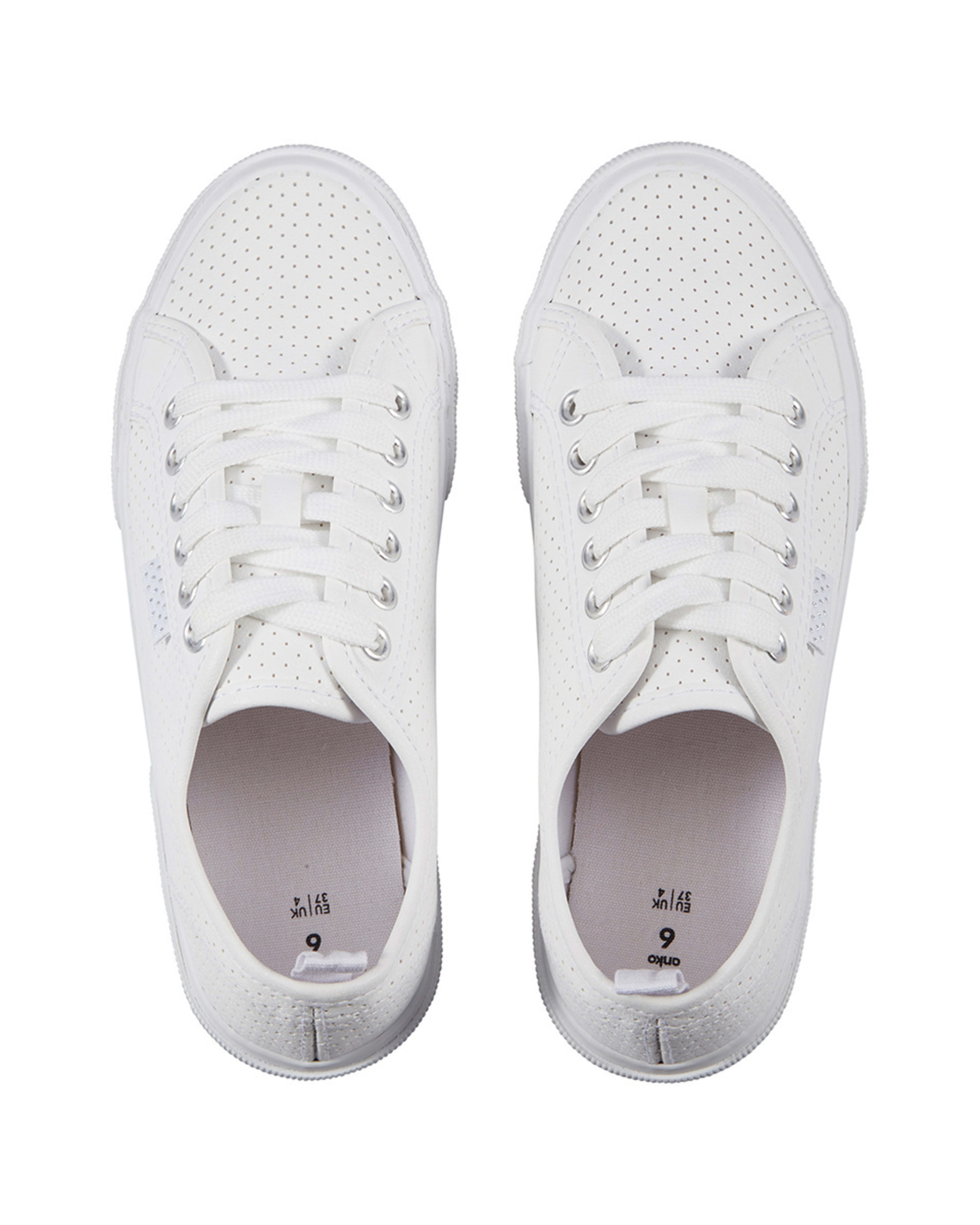 4 Low Top Sneakers White, 4 of 5