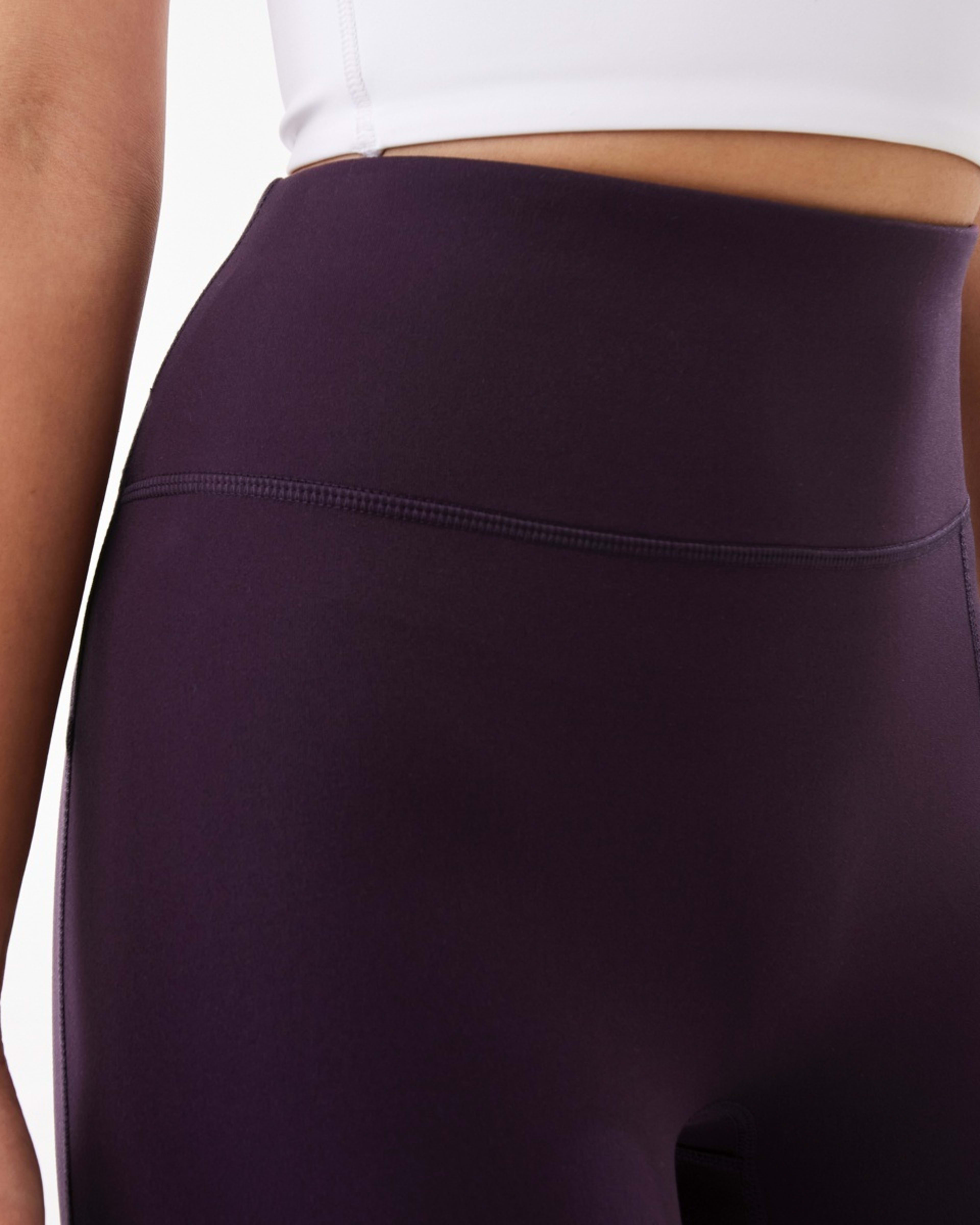 7 Active Womens Ultrasoft Leggings Pur Rasin, 7 of 8