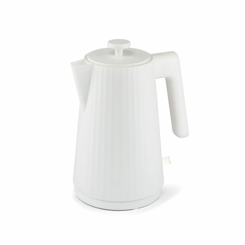 1.7L Fluted Kettle White Kmart