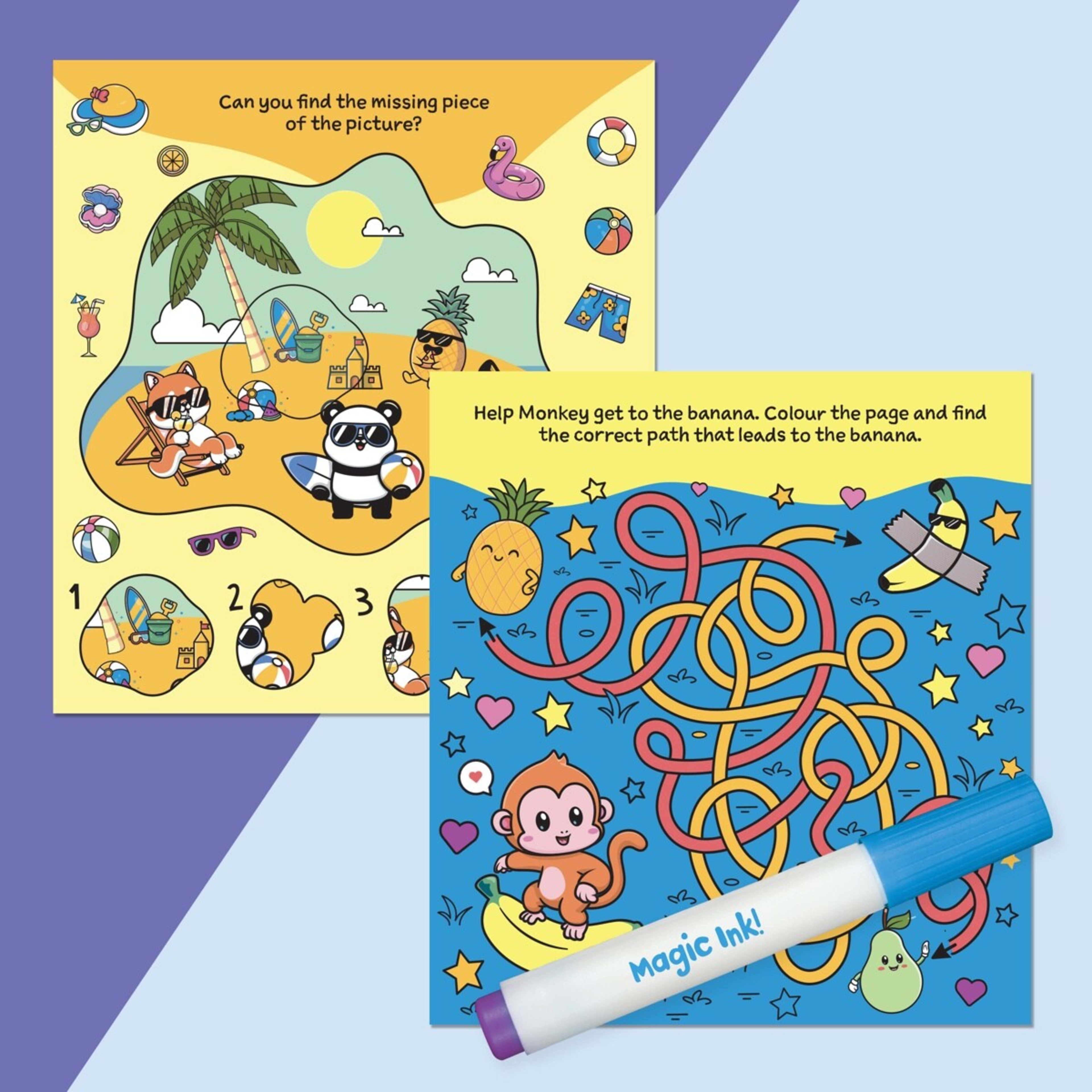 2 INKredibles Magic Reveal Tutti Frutti Mess Free Magic Ink Pictures! - Book, 2 of 5