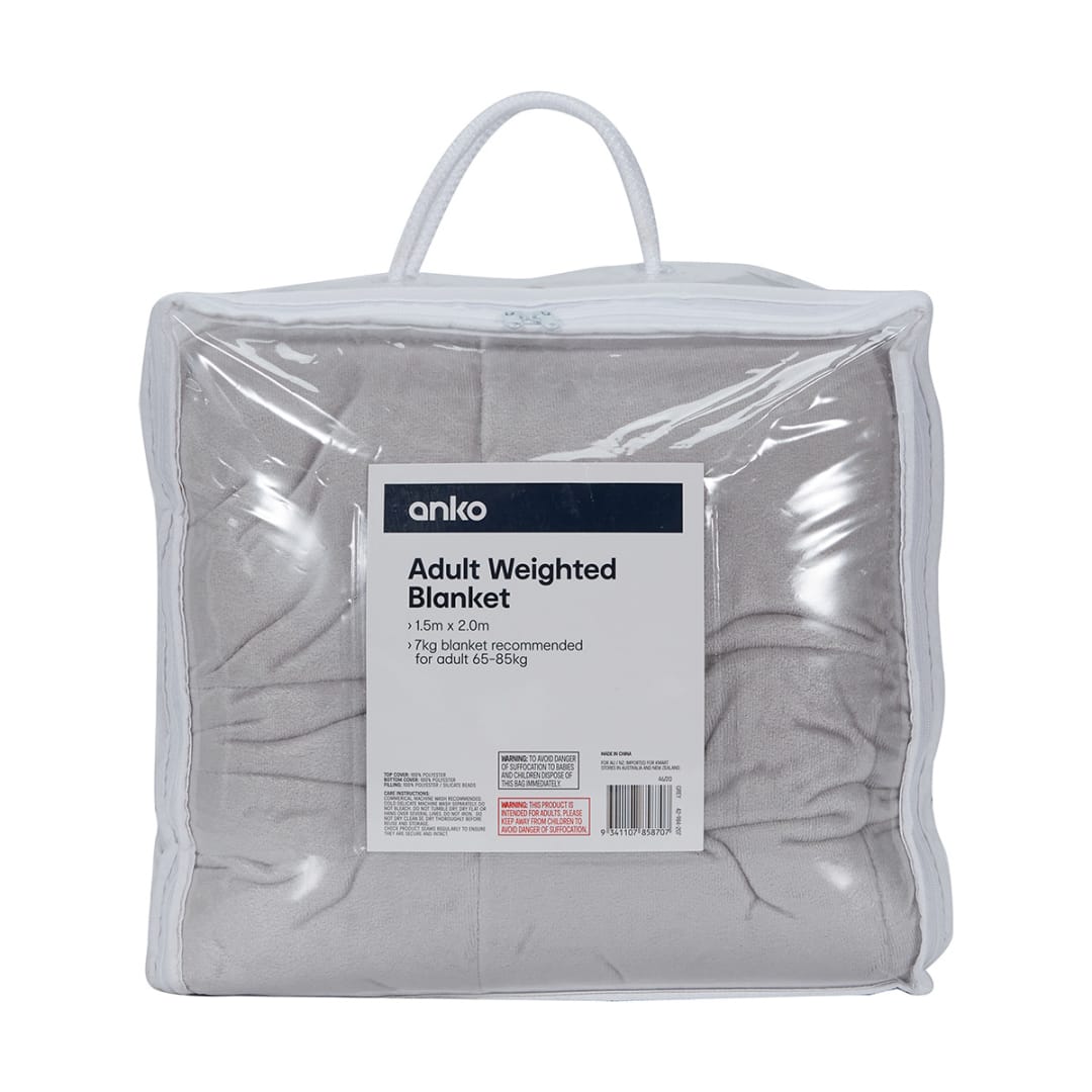 Adult Weighted Blanket Grey Kmart