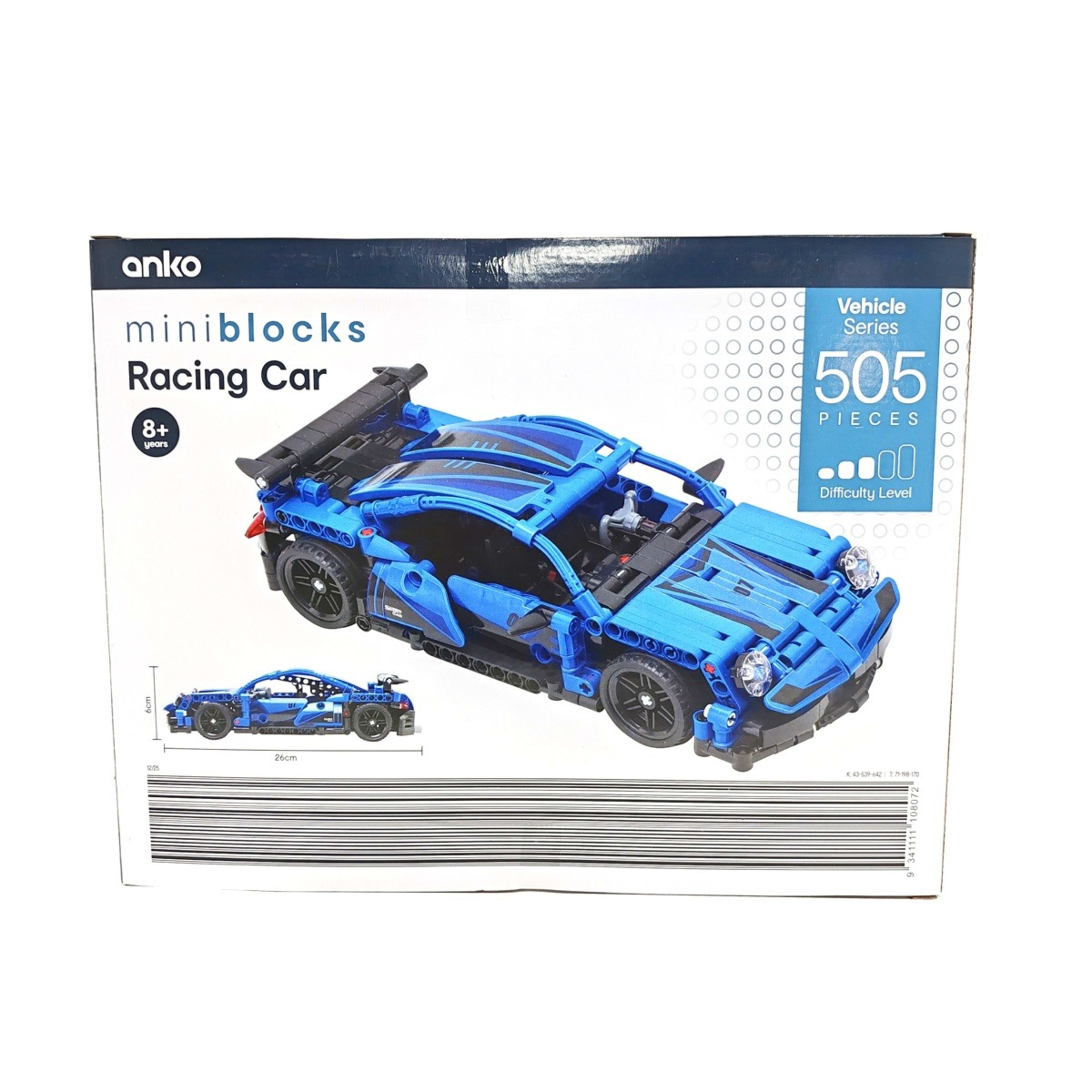 5 505 Pieces Mini Blocks Vehicle Series: Racing Car, 5 of 5