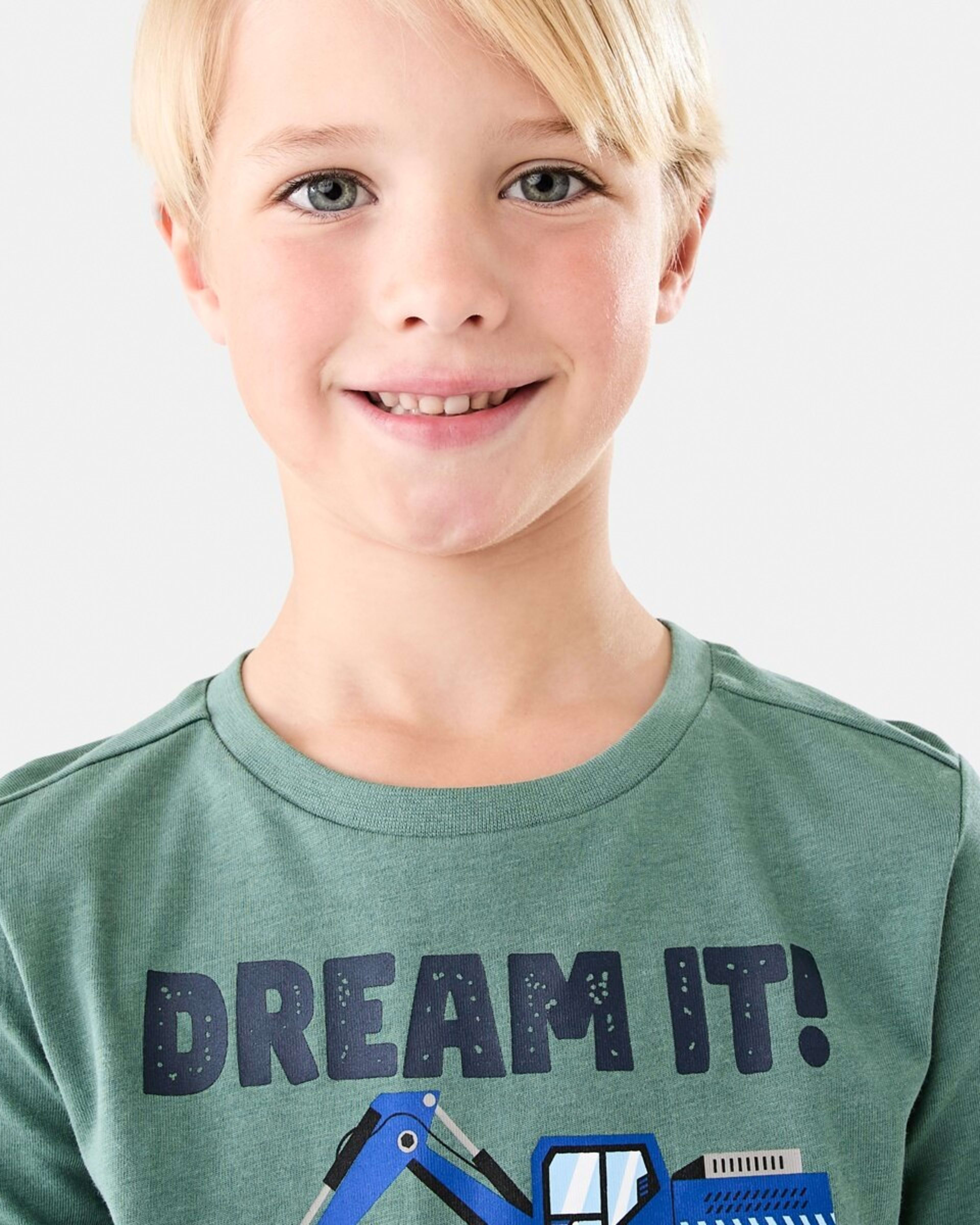 3 Long Sleeve Print T-shirt Gre Dreamd, 3 of 9