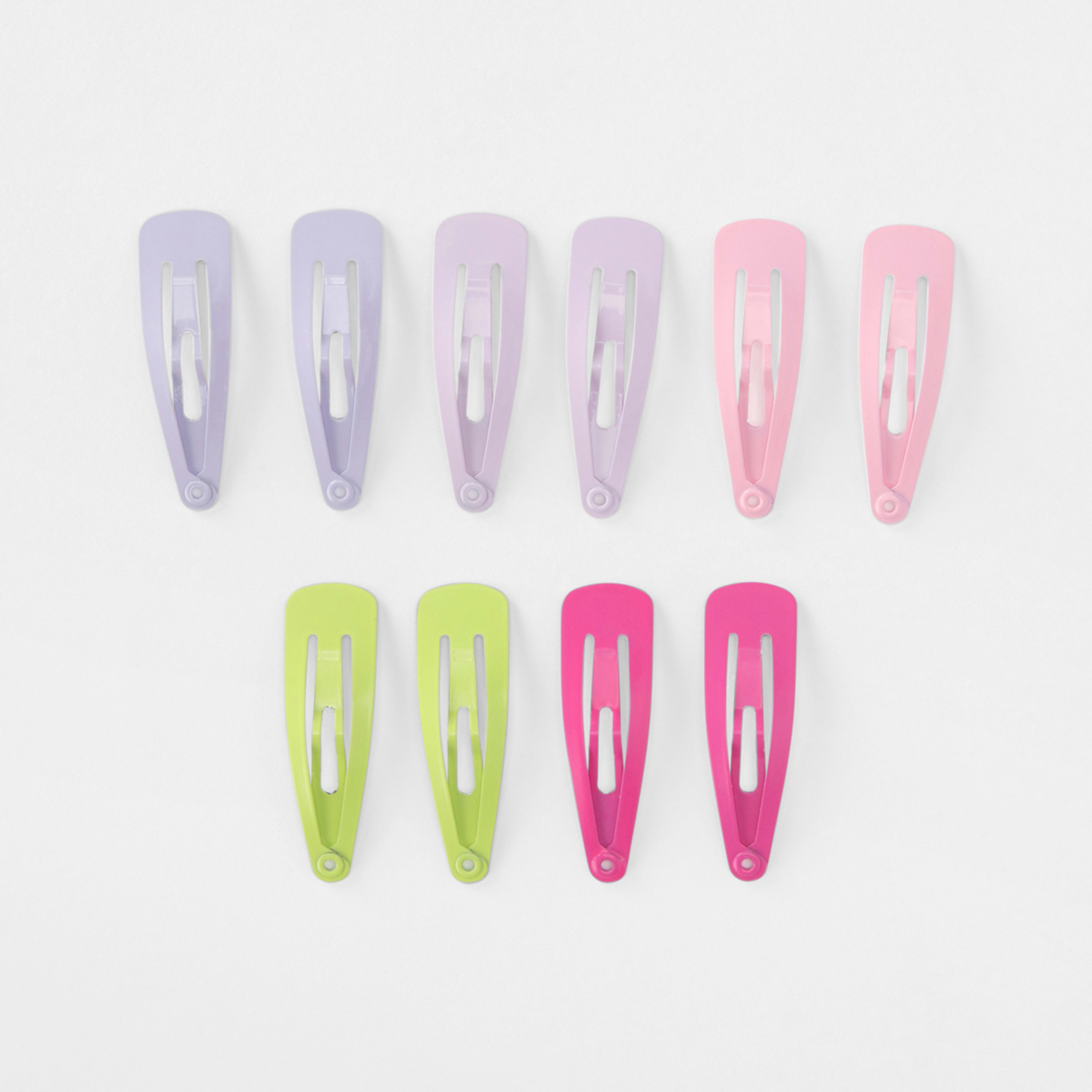 10 Pack One Touch Hair Clips - Kmart