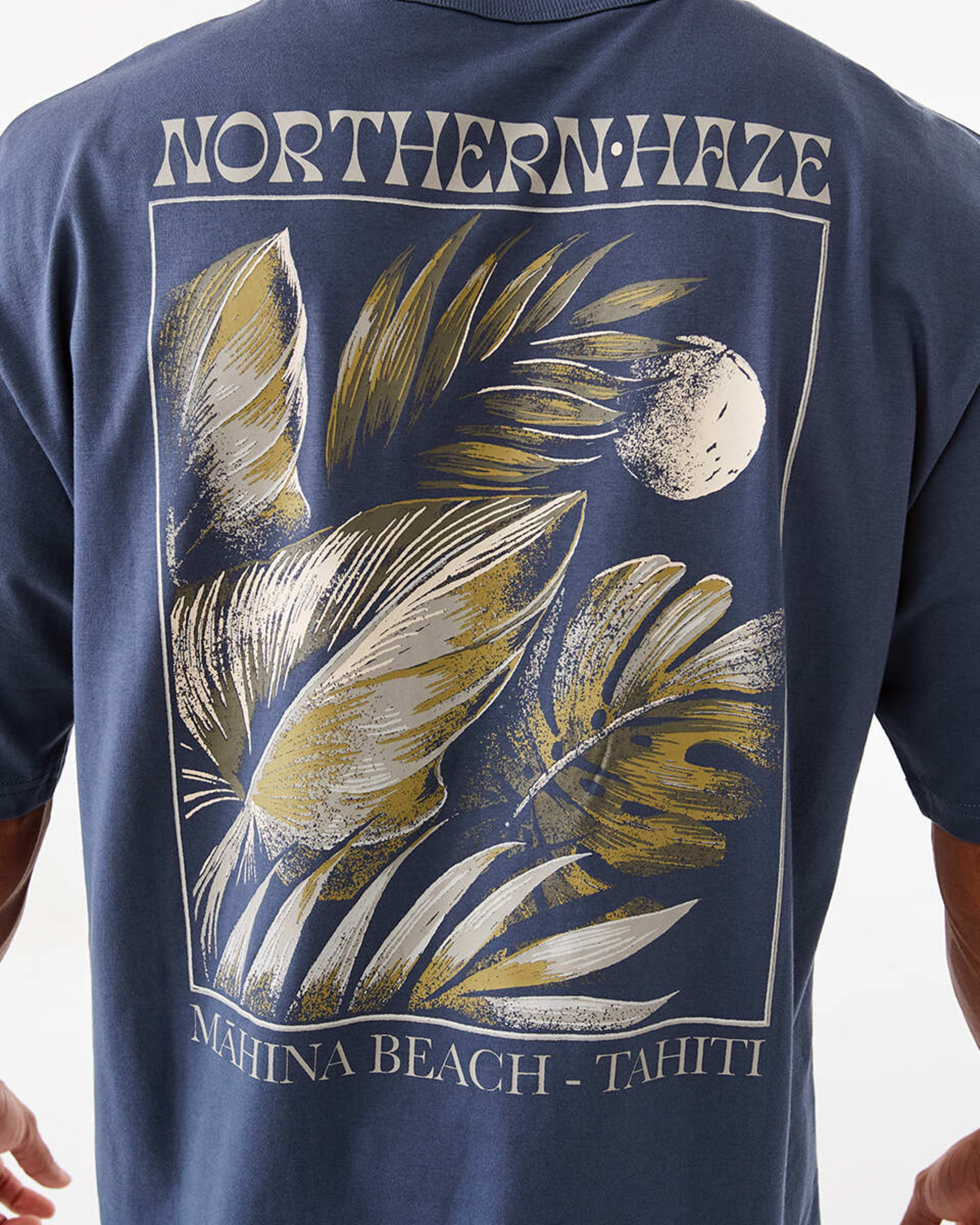 6 Oversized Graphic T-shirt Blu Ombre, 6 of 6