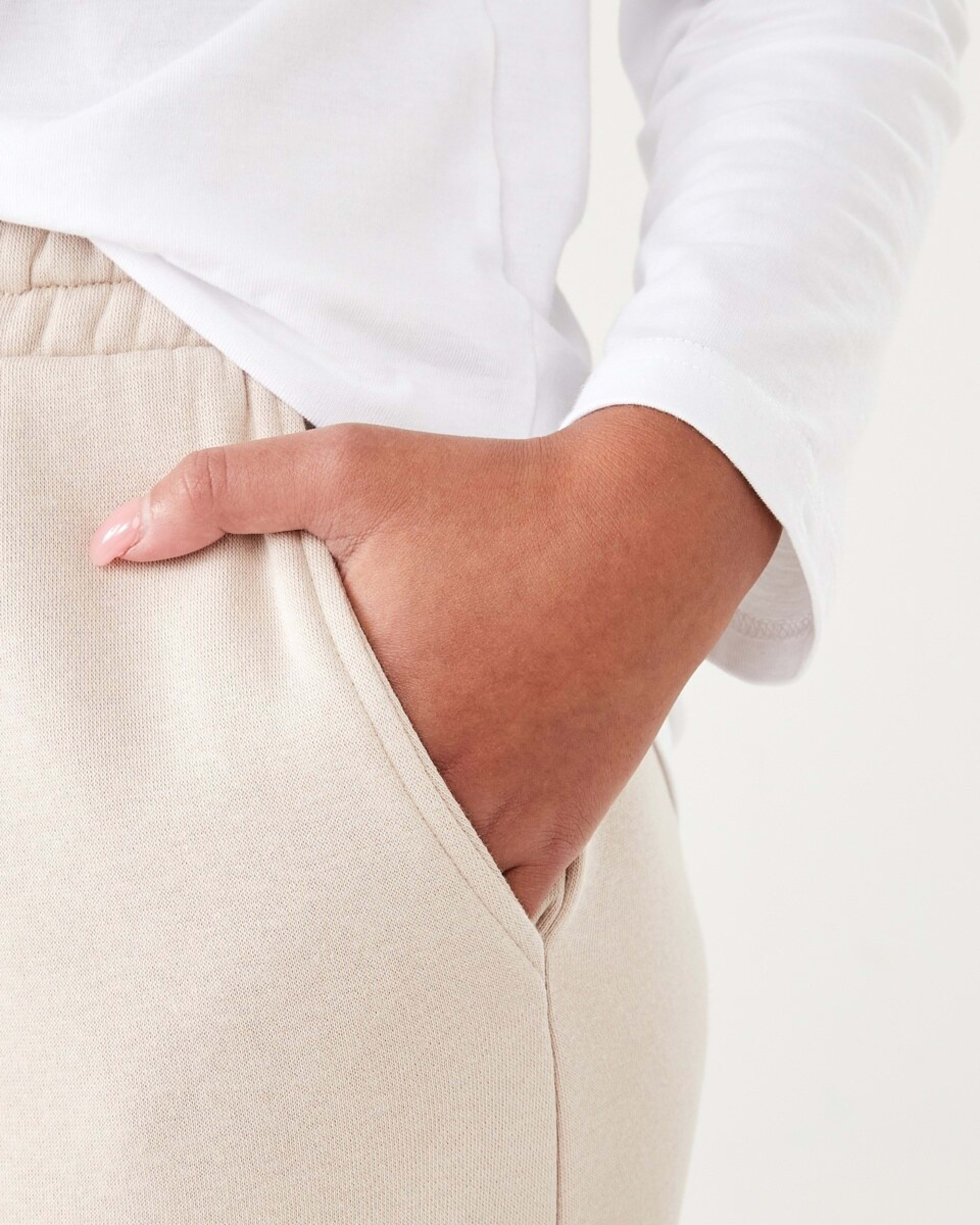 4 Basic Trackpants Sand Beige, 4 of 8