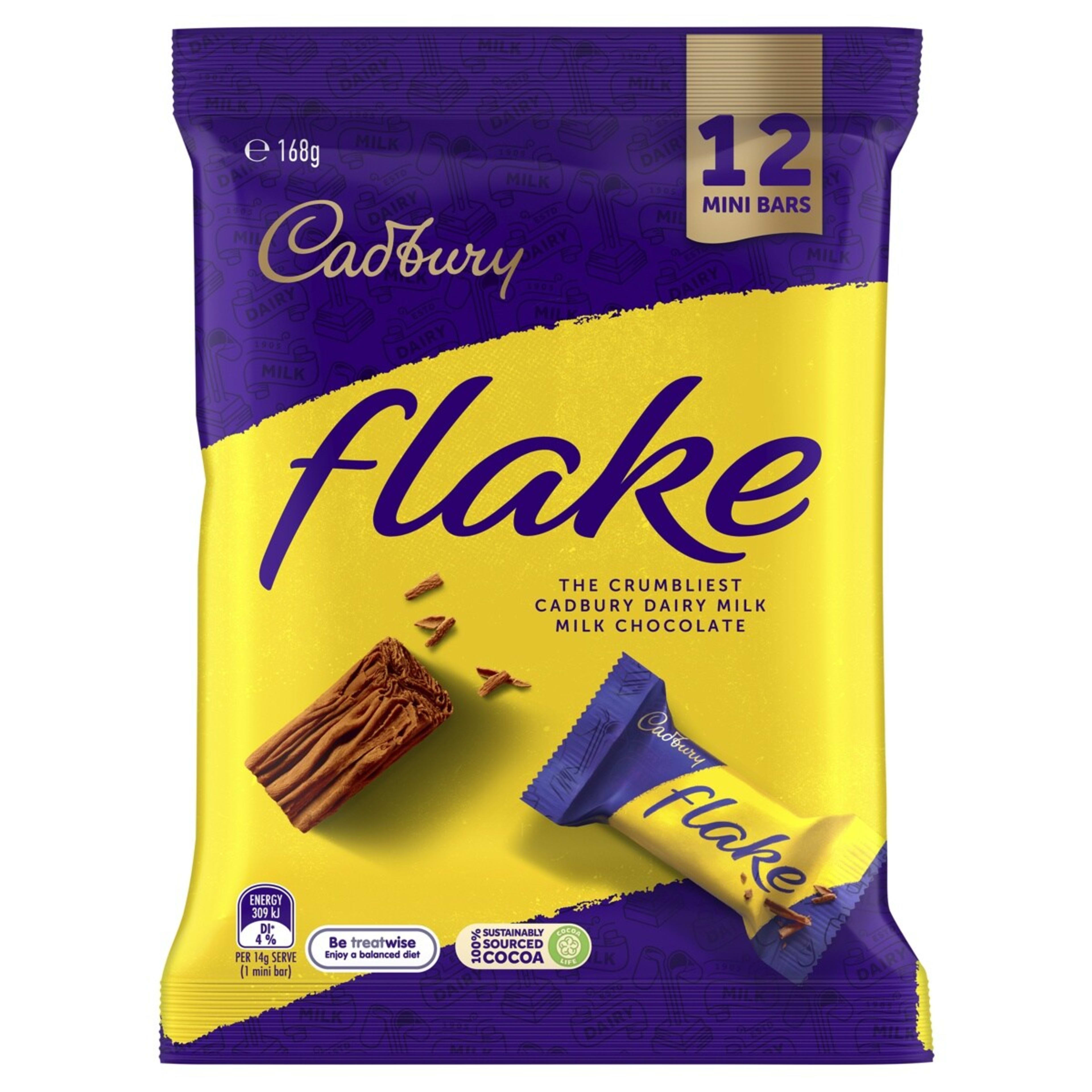 1 12 Pack Cadbury Flake Milk Chocolate 168g, 1 of 2