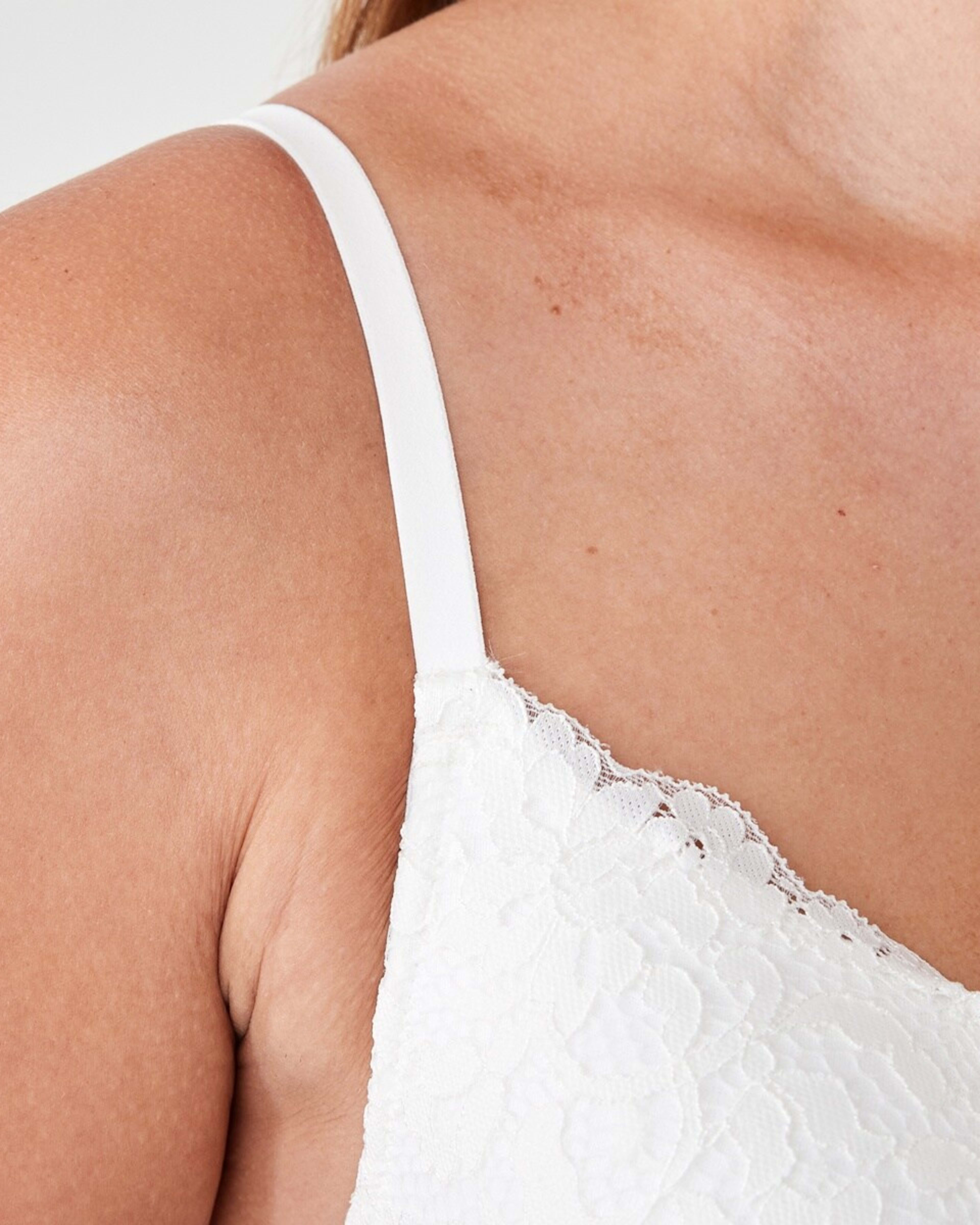 6 Co-ordinated Lace Push-Up Corset Bra OFF WHITE, 6 of 6