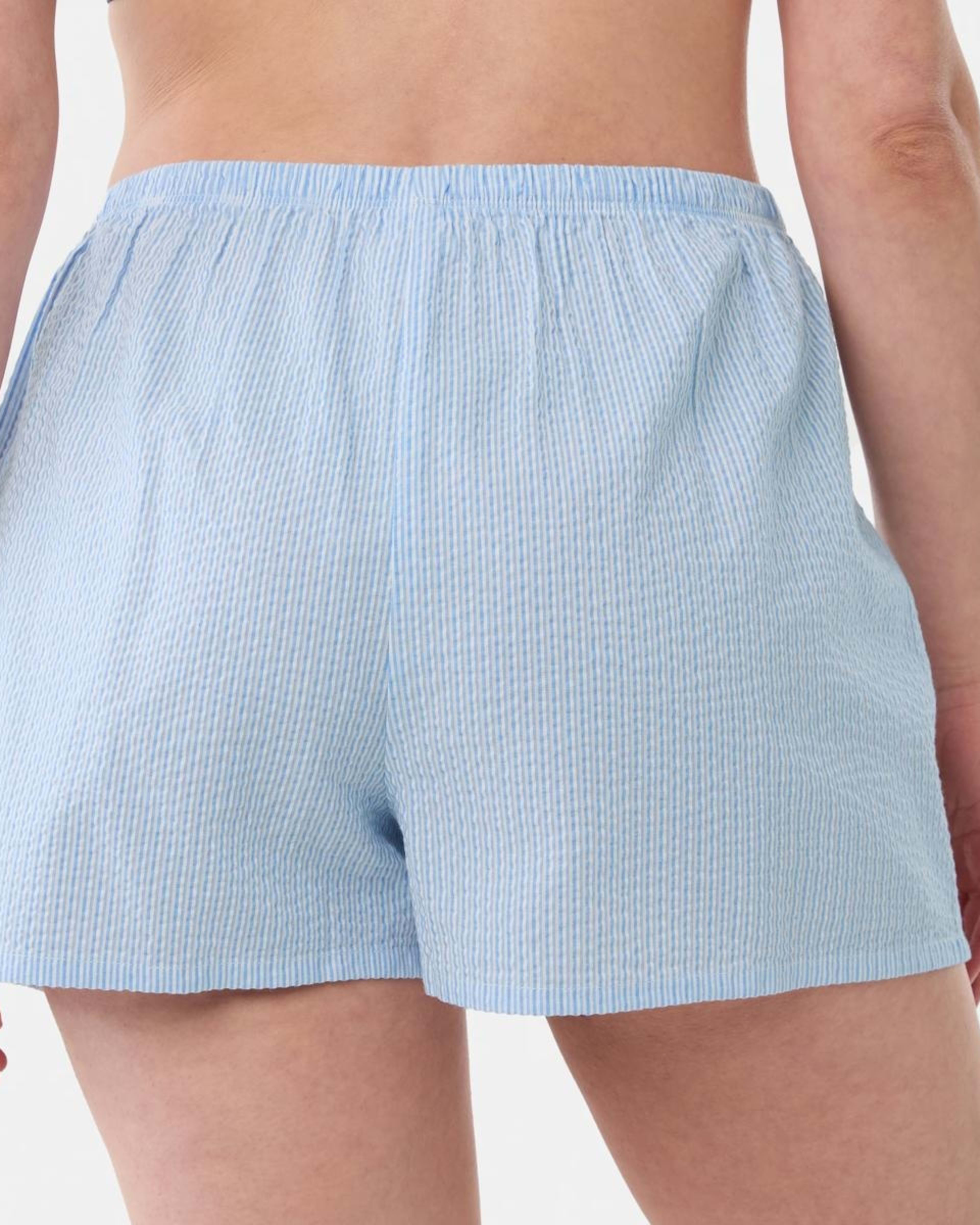 3 Seersucker Sleep Shorts STRIPE SCENIC BLUE, 3 of 5