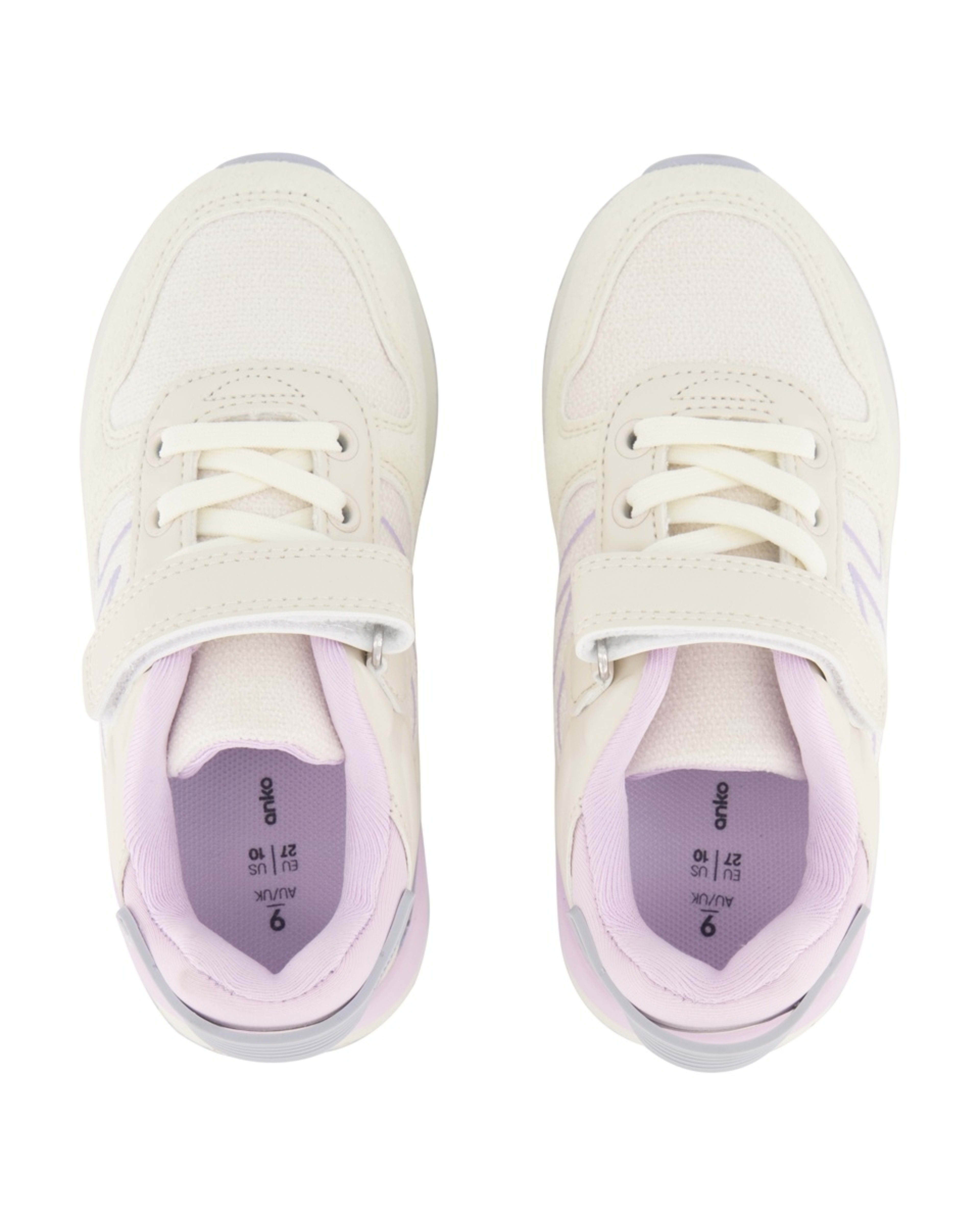 2 Junior Casual Sneakers COLE OFF WHITE Pink, 2 of 5