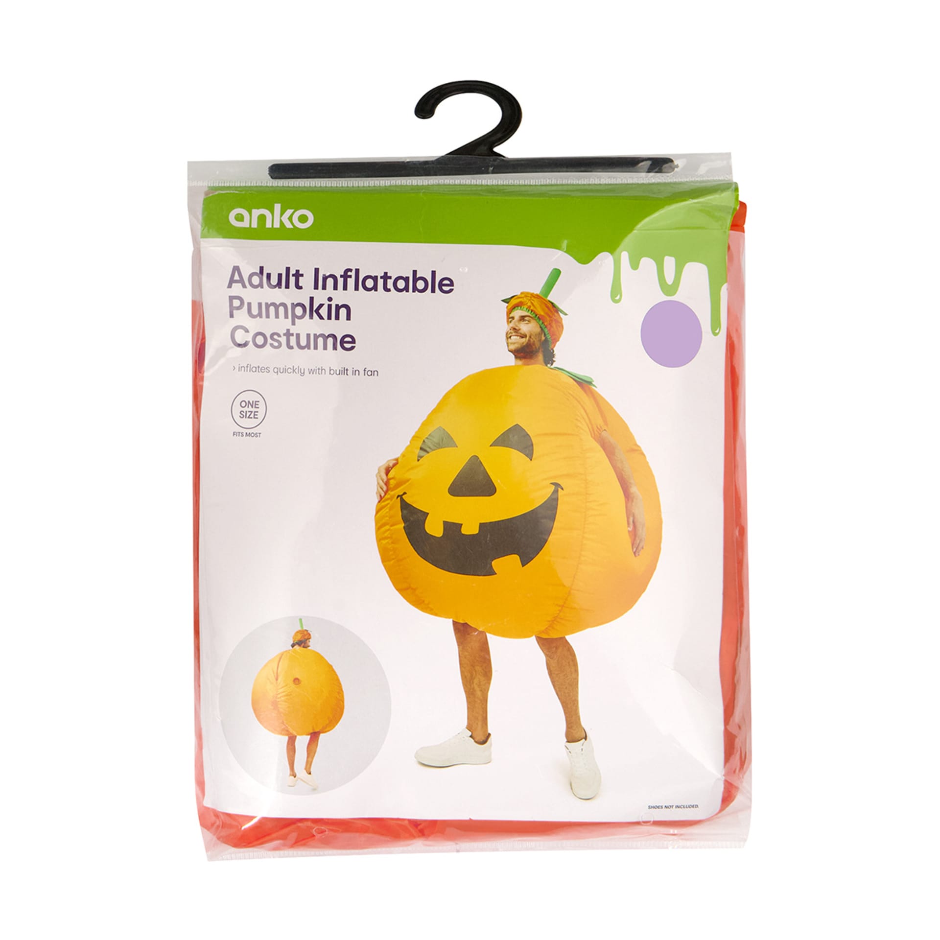 Inflatable Pumpkin Costume Adult Kmart 