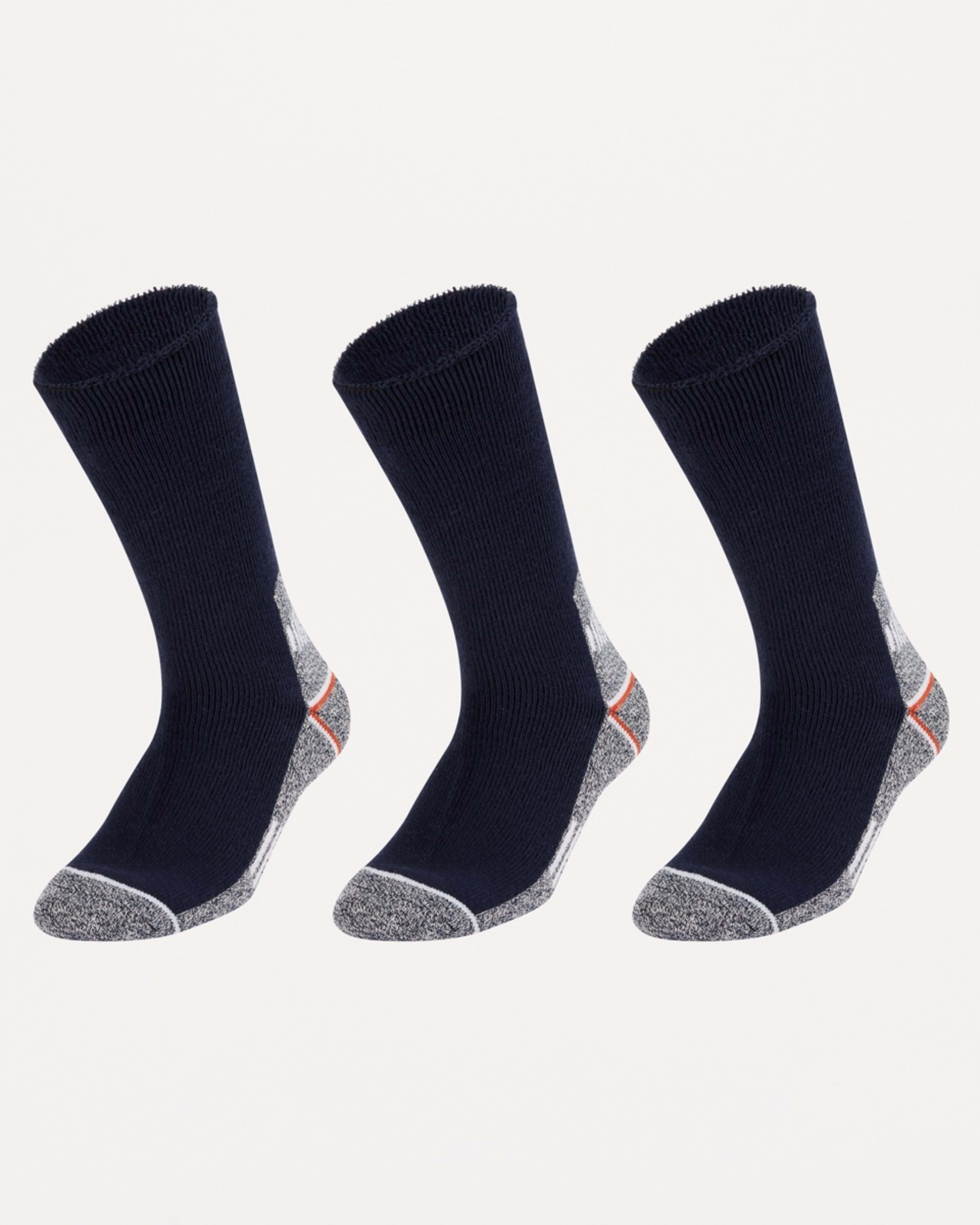 1 3 Pack Extreme Adventure Socks NAVY OCHRE, 1 of 3