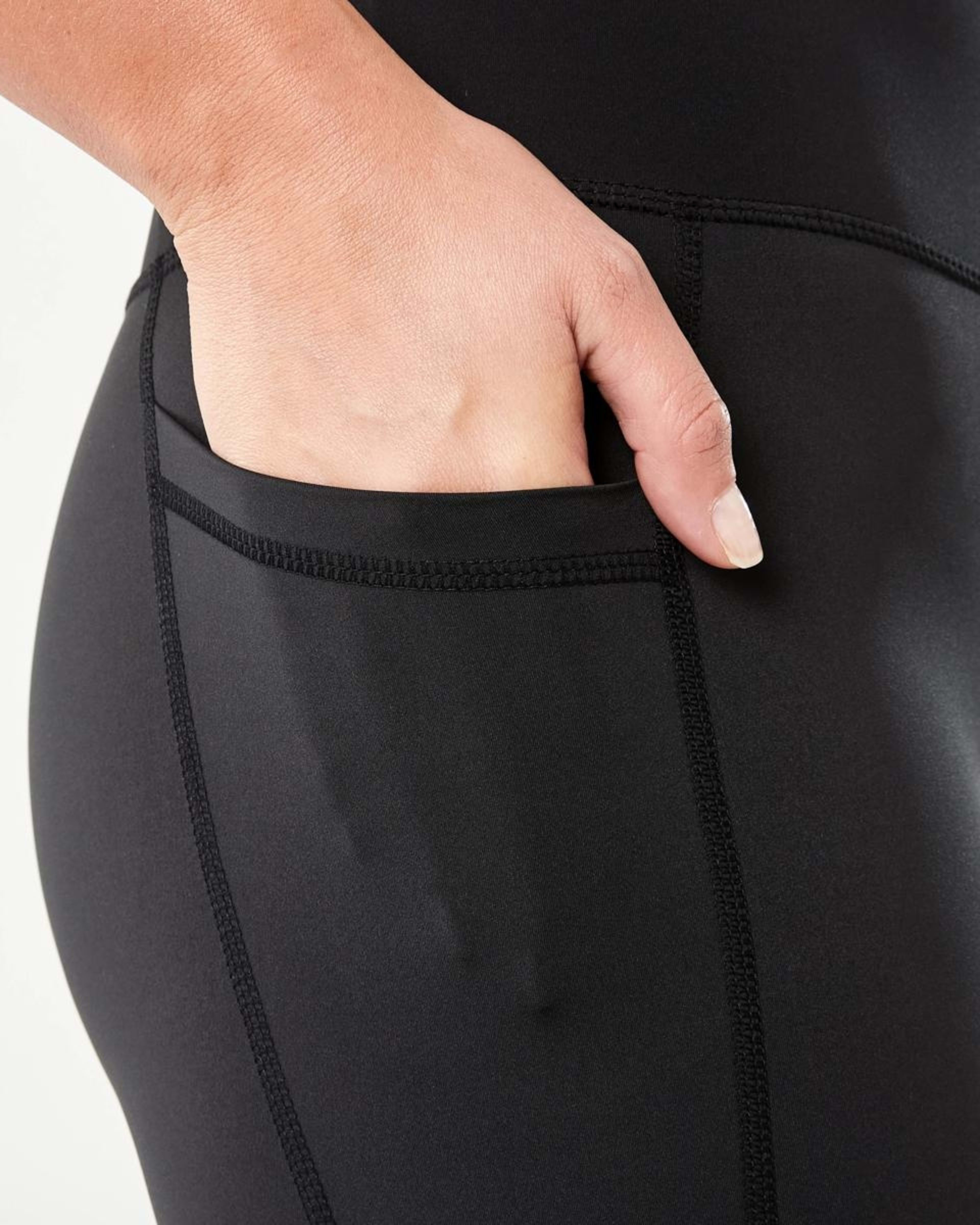 5 Active Womens Full Length Training Leggings BLACK, 5 of 6