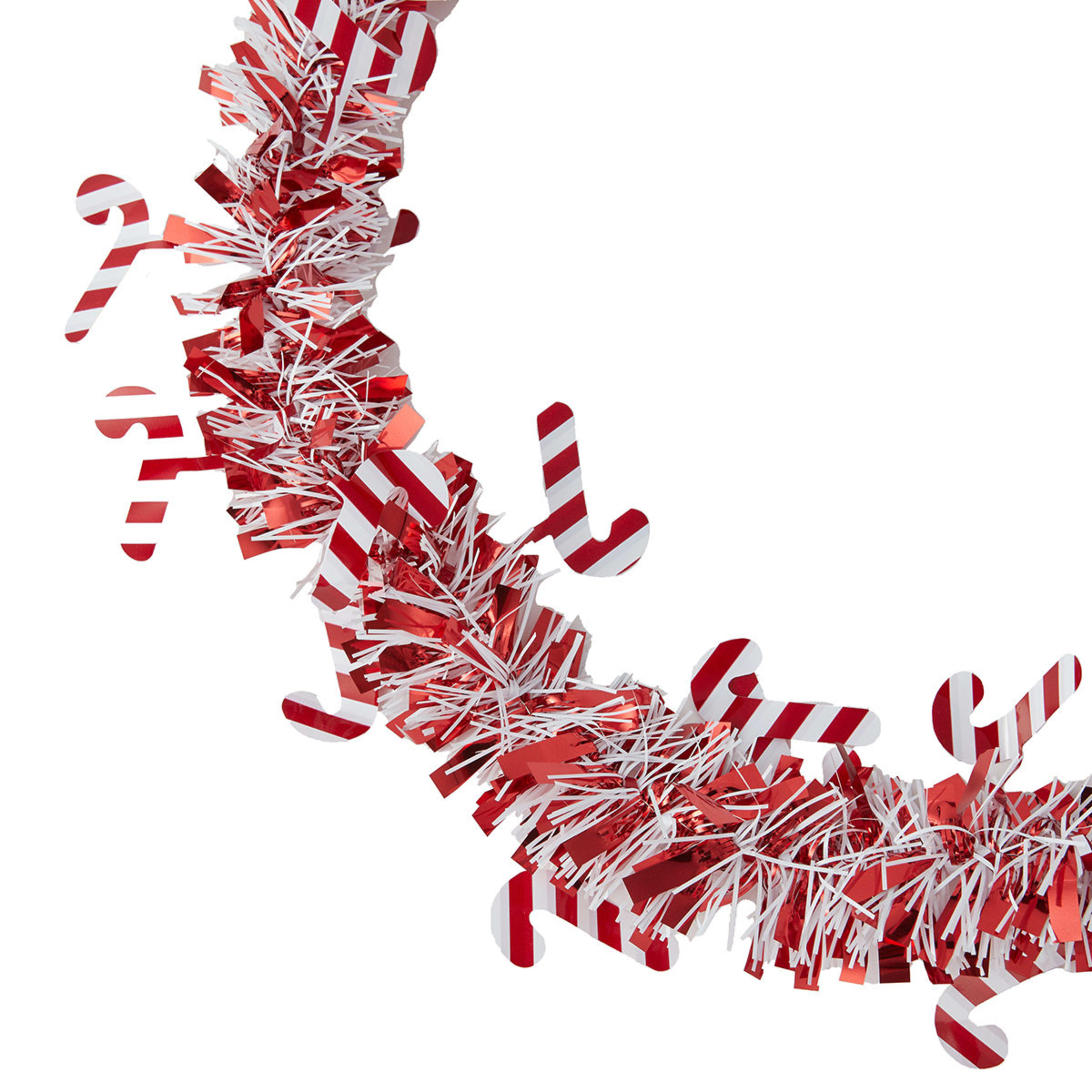 5m Christmas Tinsel Candy Cane Kmart