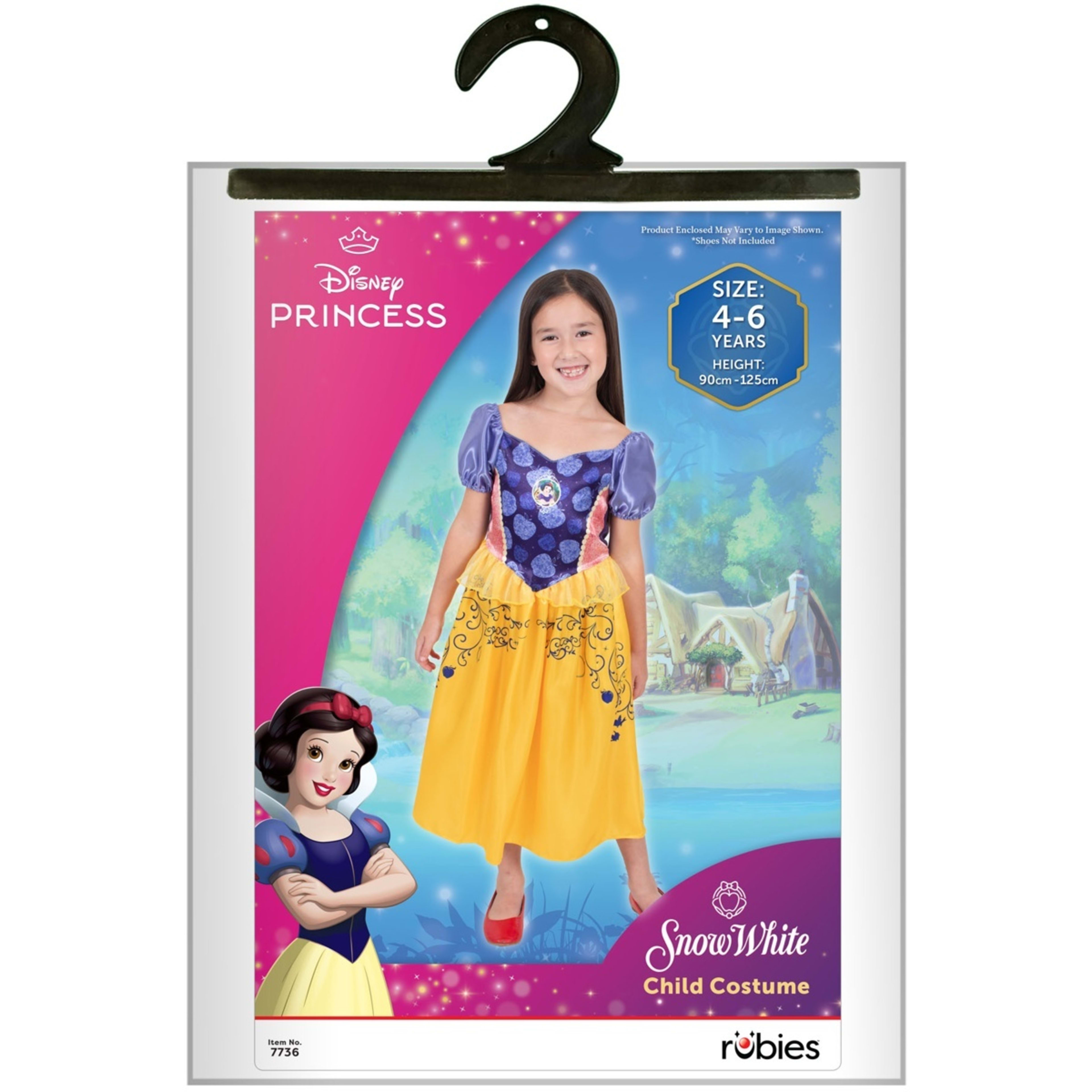 1 Disney Princess Snow White Child Costume - Ages 4-6, 1 of 2
