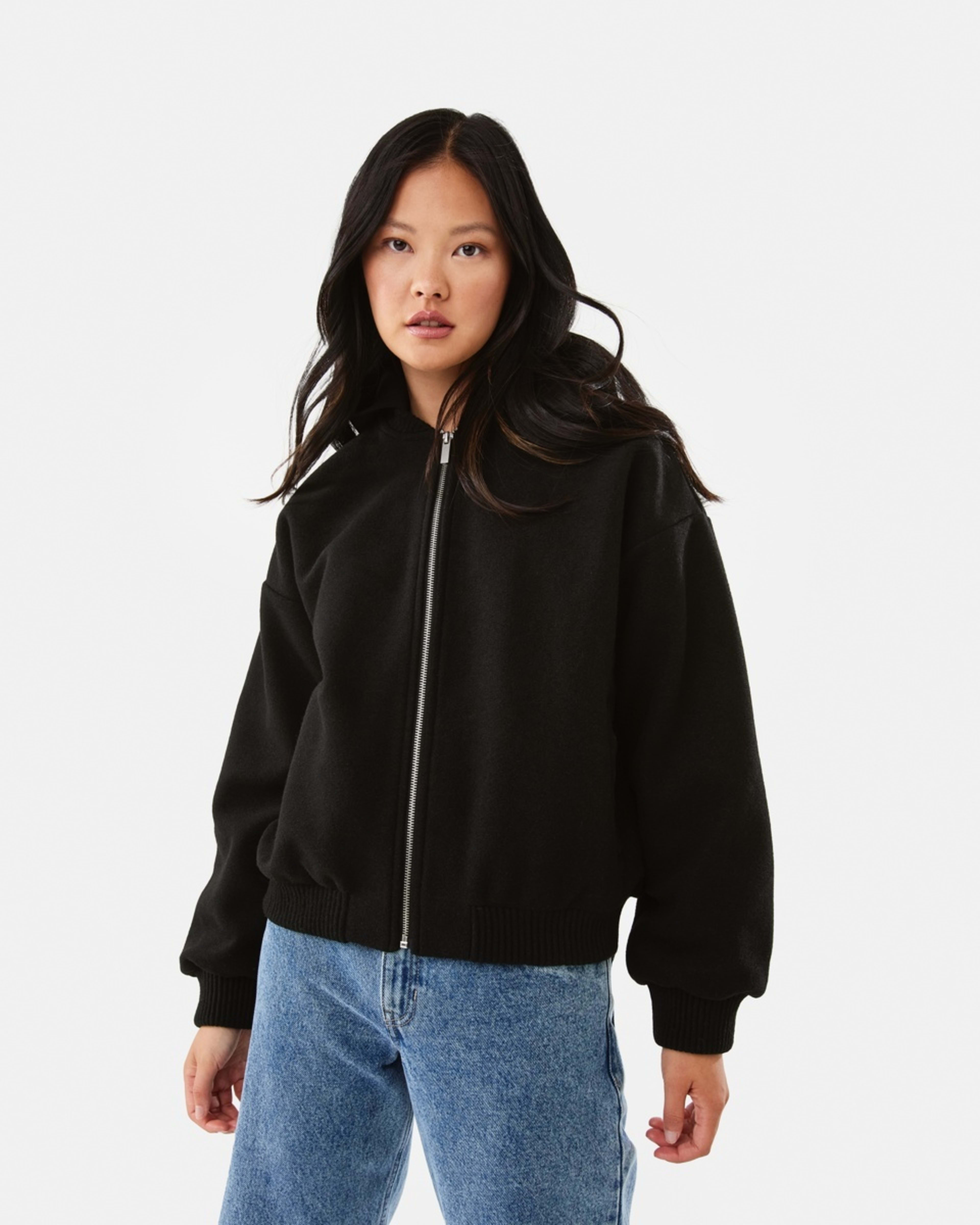 2 Soft Bomber Jacket Black, 2 of 8