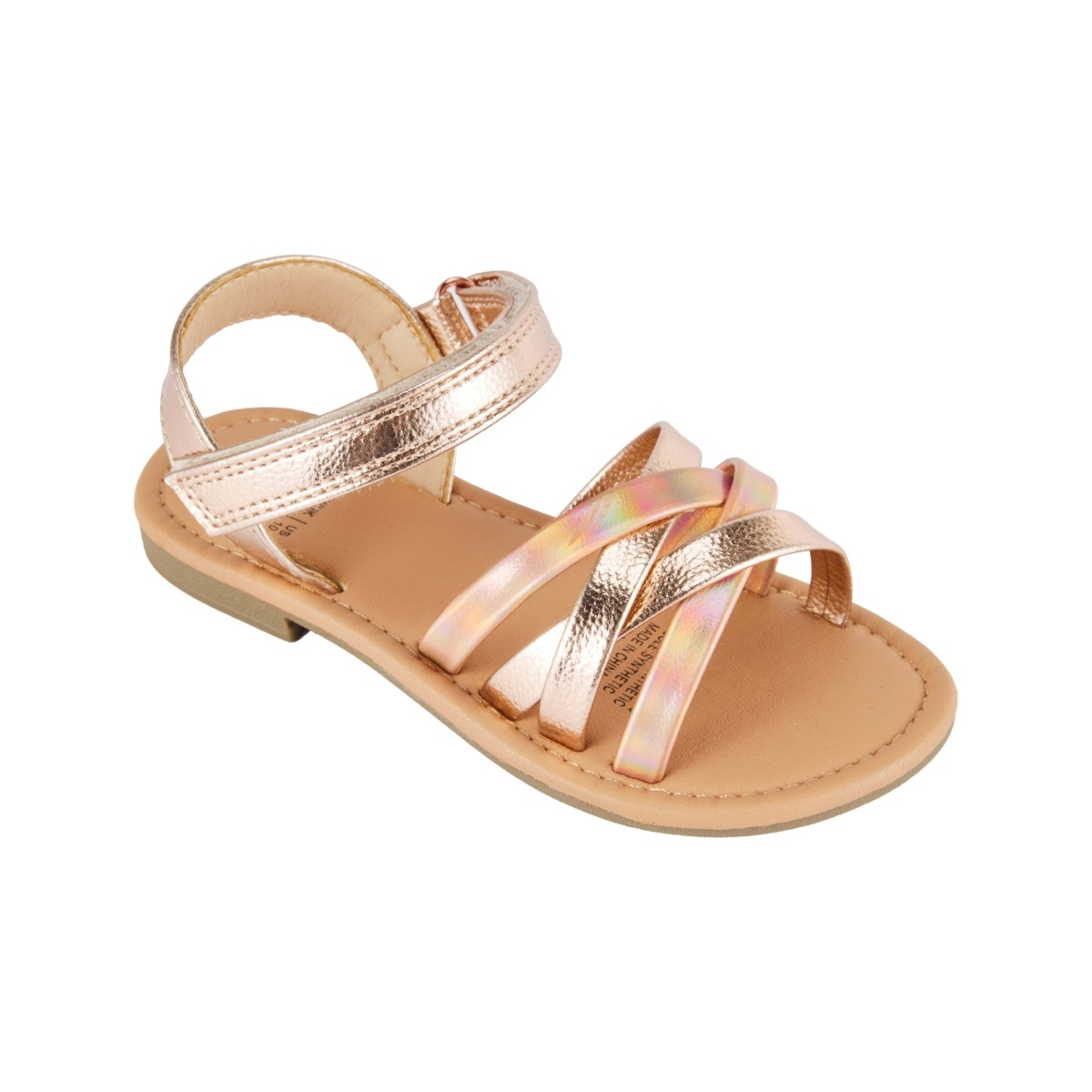 1 Junior Fashion Sandals Rose Gold, 1 of 4