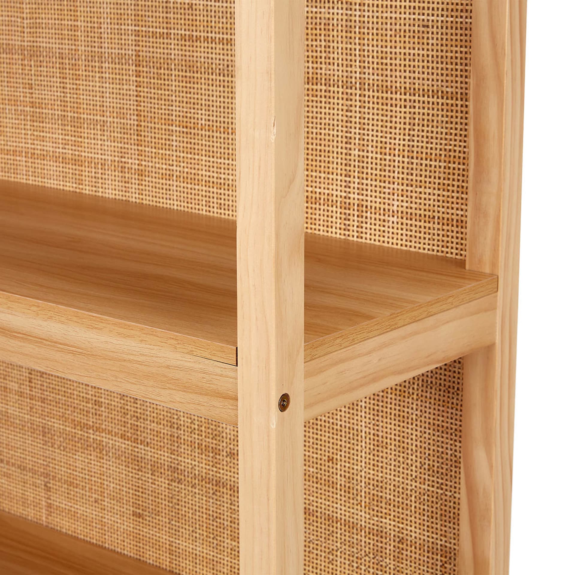 Fraser Rattan Bookshelf Kmart
