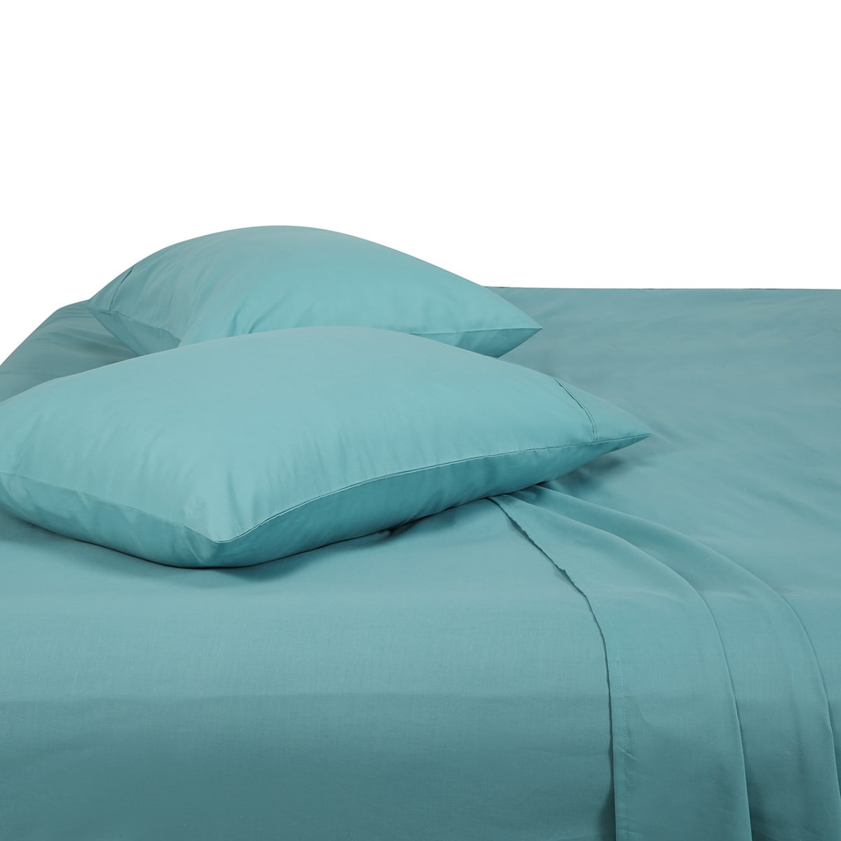 180 Thread Count Sheet Set Queen Bed, Aqua Kmart