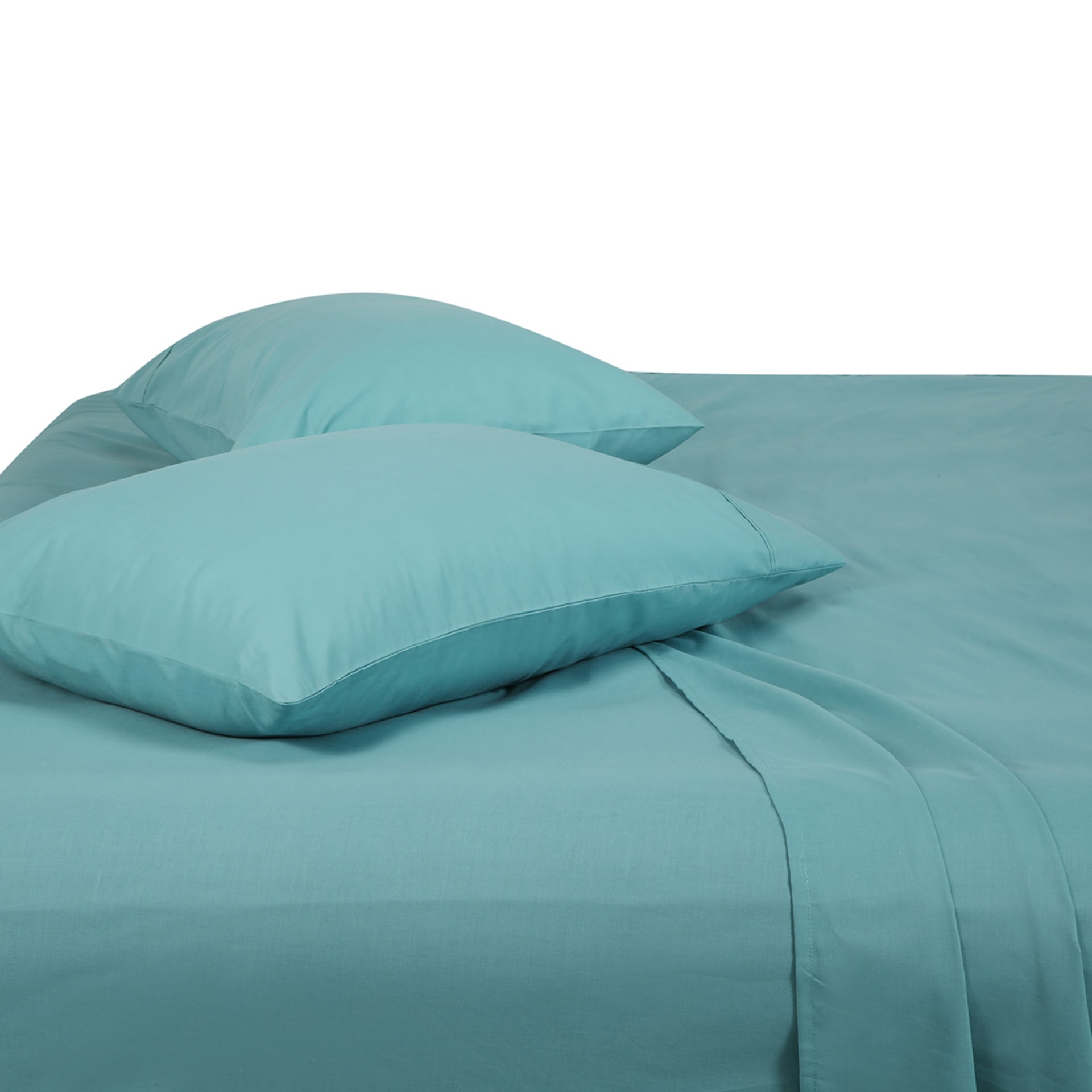 180 Thread Count Sheet Set Queen Bed, Aqua Kmart