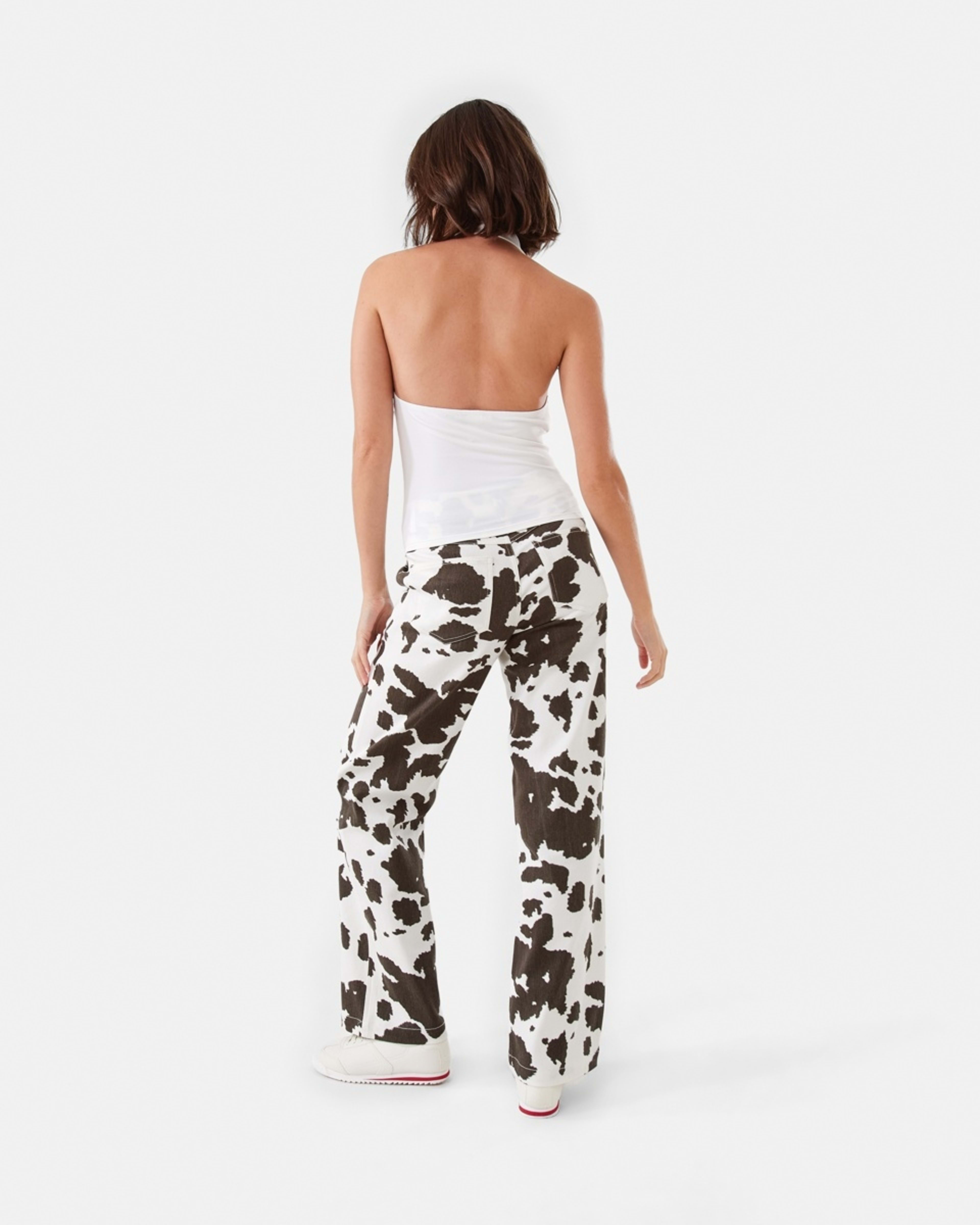 4 Cow Print Jeans Cowhide, 4 of 7