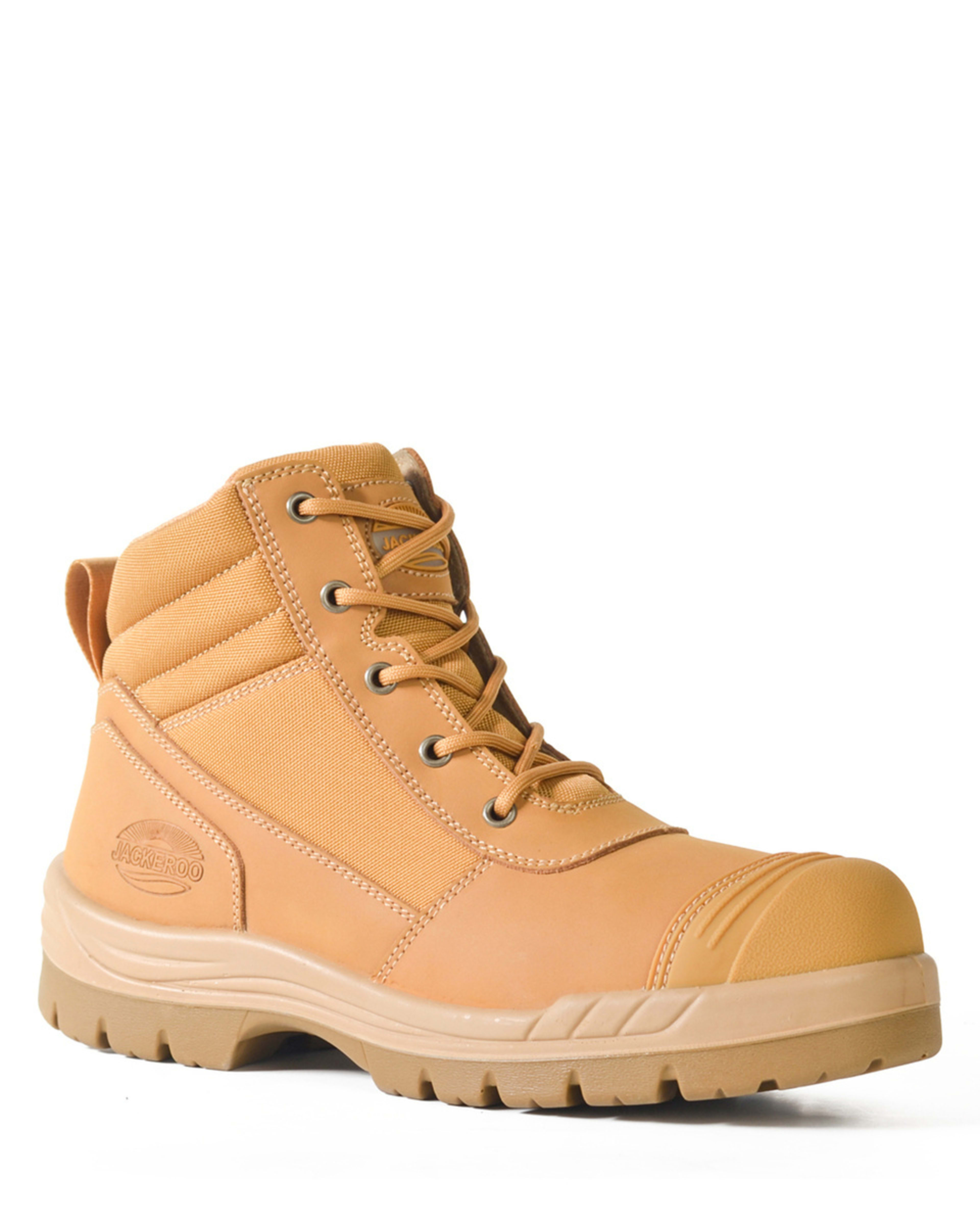 1 Side Zip Work Boots BEIGE SAND, 1 of 2