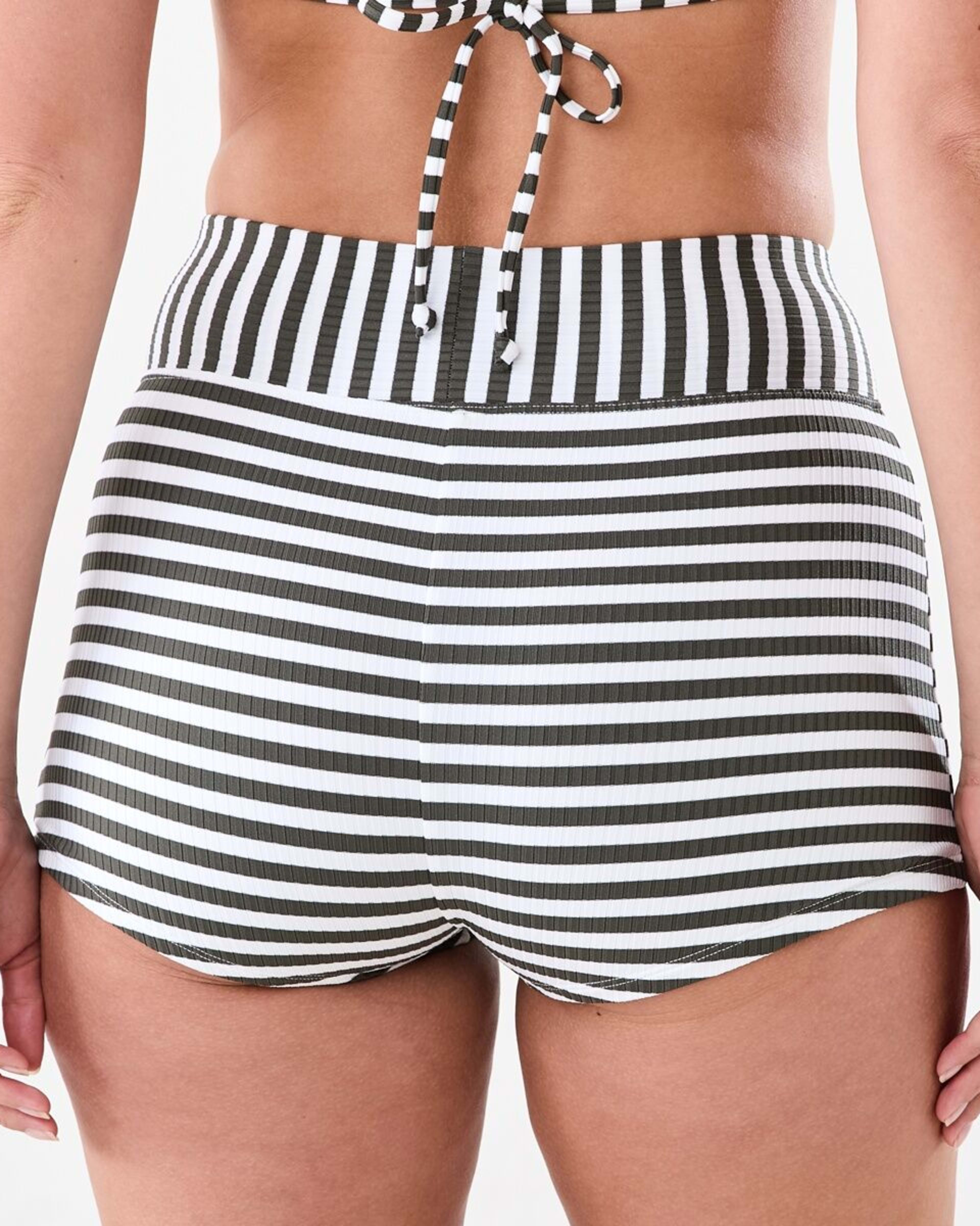 3 Swim Bike Shorts Olv Wht St, 3 of 5